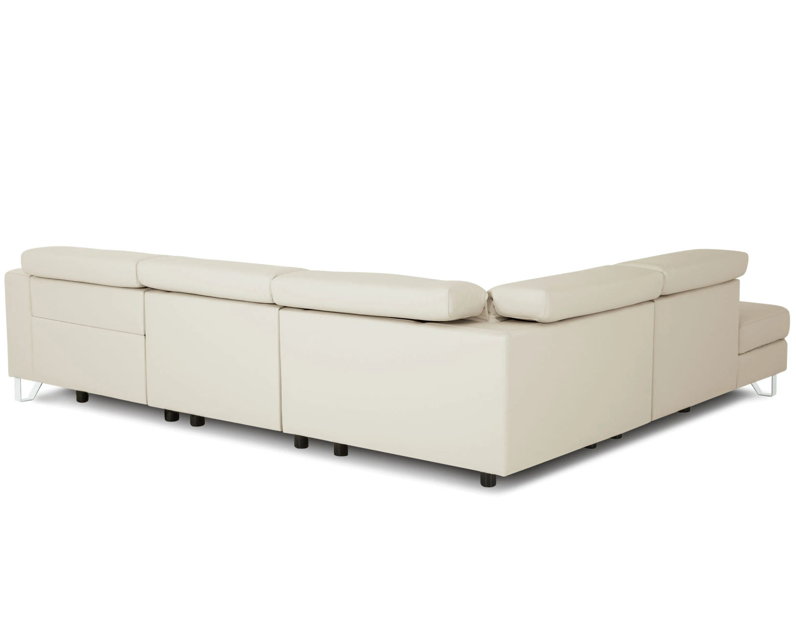 Tabor 44003 Power Headrest Power Reclining Sectional (+100 leathers) - Layout L: Four Piece Reclining Sectional 109" x 123"(1 Recliner)