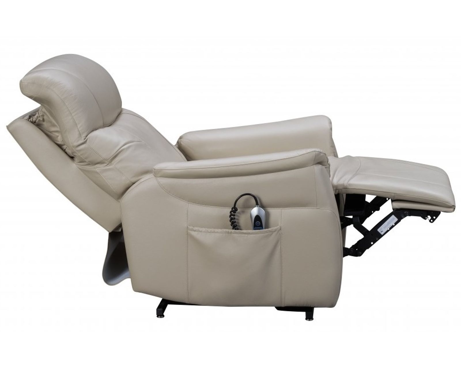 Leighton Power Lift Recliner w/Power Head Rest & Power Lumbar (Cream) 350 lbs. - In stock - Leighton Power Lift Recliner w/Power Head Rest & Power Lumbar (Cream) 350 lbs