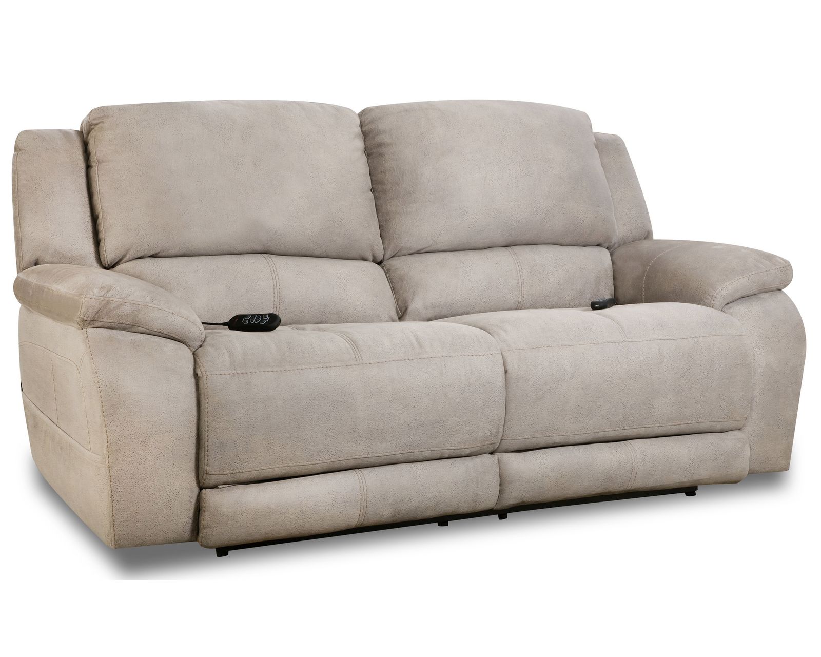 Harley 87" Triple Power Reclining Sofa Nickel (In stock)