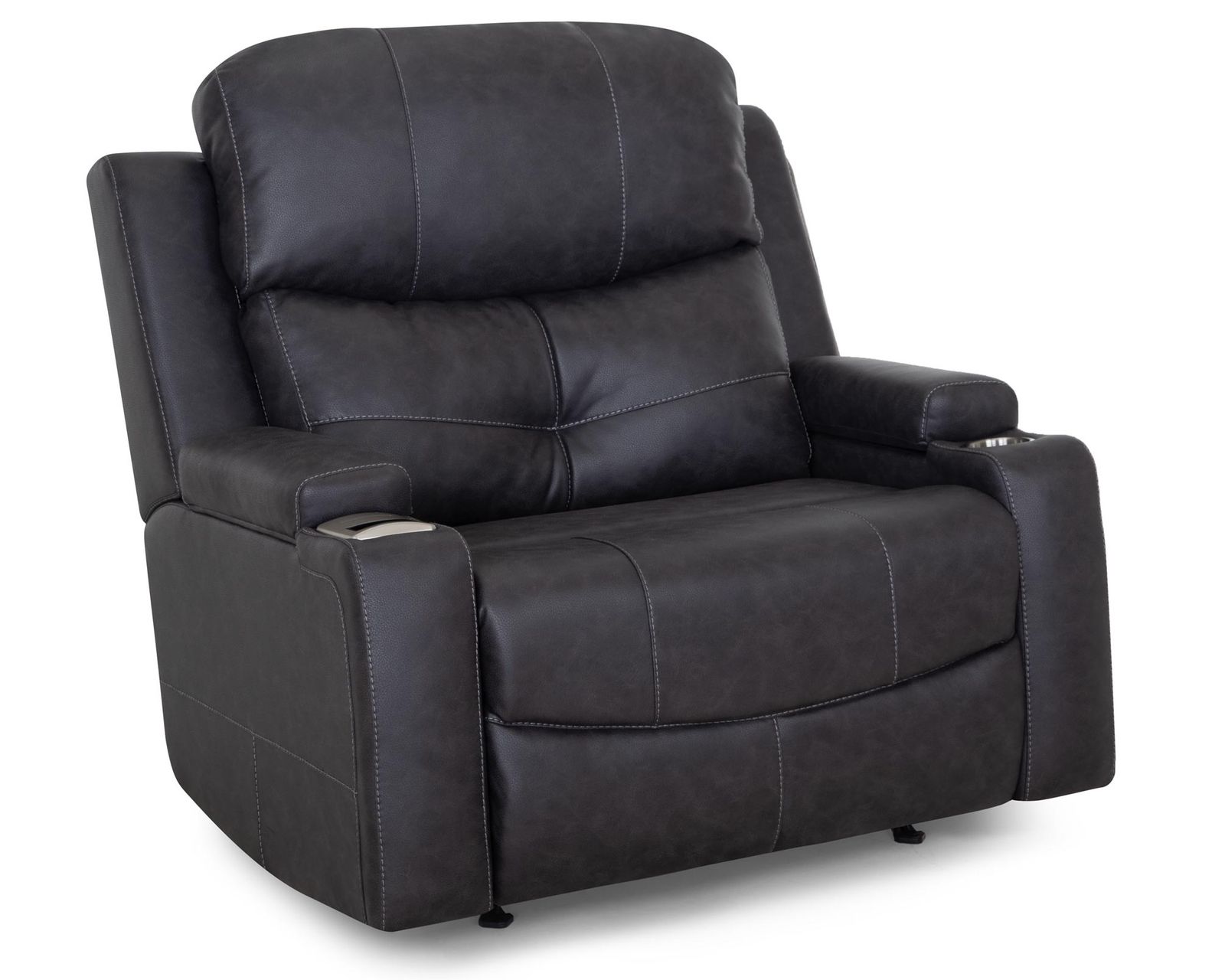 Arlington 8507 Chair & A Half Power Rocker Recliner (Extra-Wide Comfort. Built-In Storage. Wireless Charging) - Arlington 8507 Chair & A Half Power Rocker Recliner 