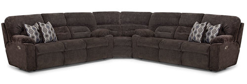 Layout B: Three Piece Sectional 127" x 127" (4 recliners)