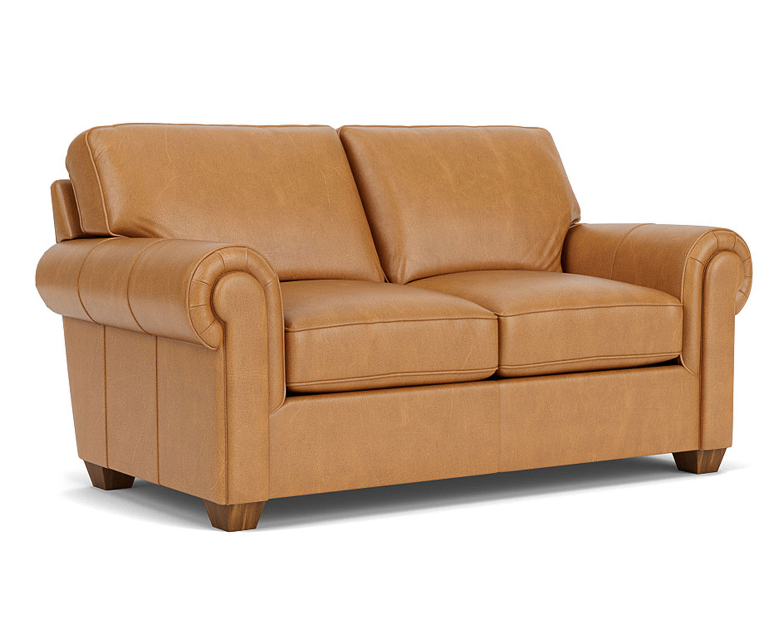 Carson 3937 Sofa (+50 leathers) 91" - Carson Leather Loveseat