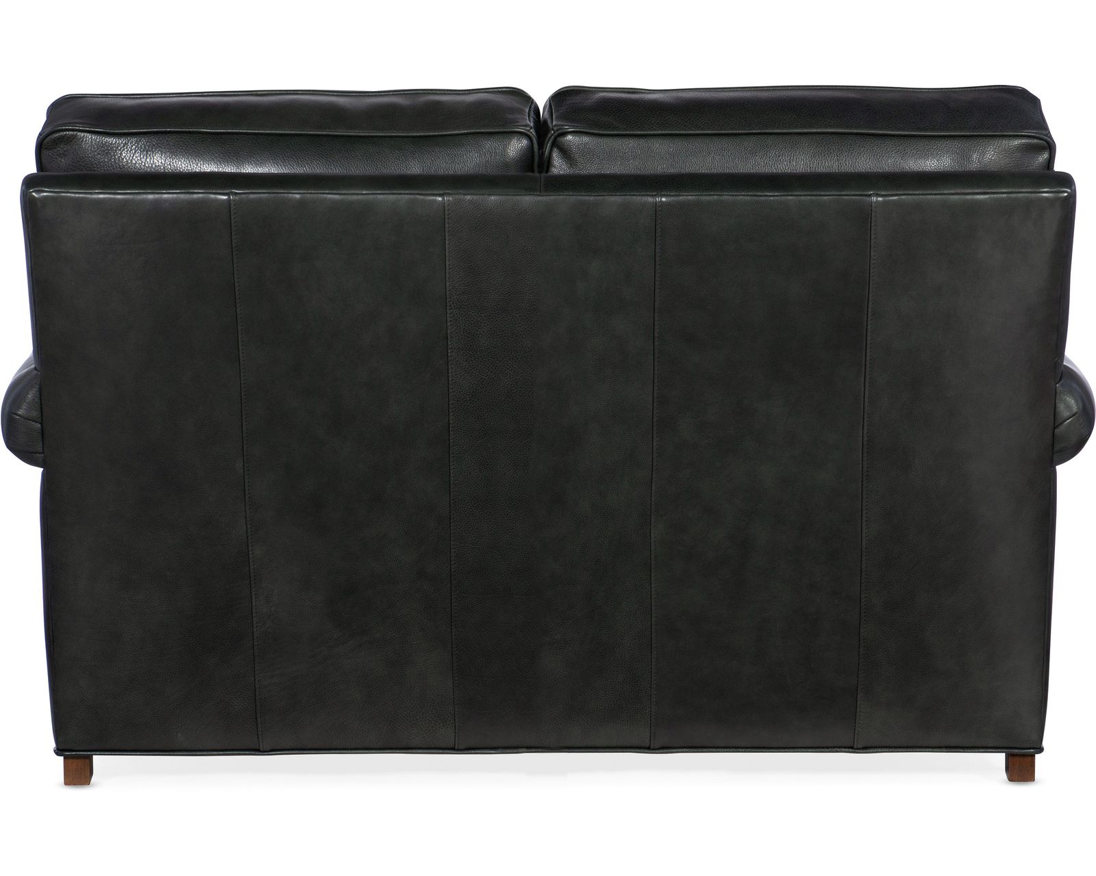 Bradington Young Reddish 579 Chair (12 leathers) 8-Way Hand Tie - Reddish Stationary Loveseat 8-Way Hand Tie