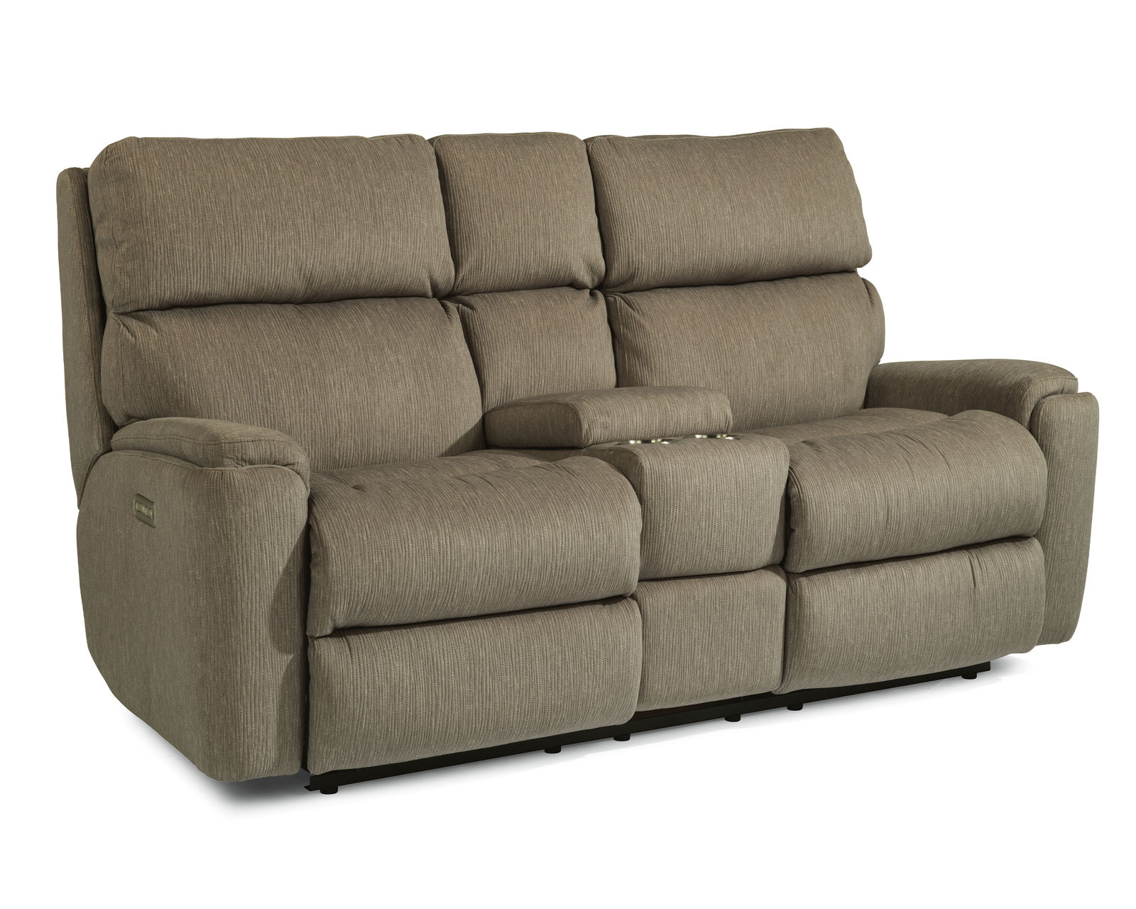 Rio Recliner or Rocker Recliner (Colors Available) - Rio Reclining Loveseat with Console