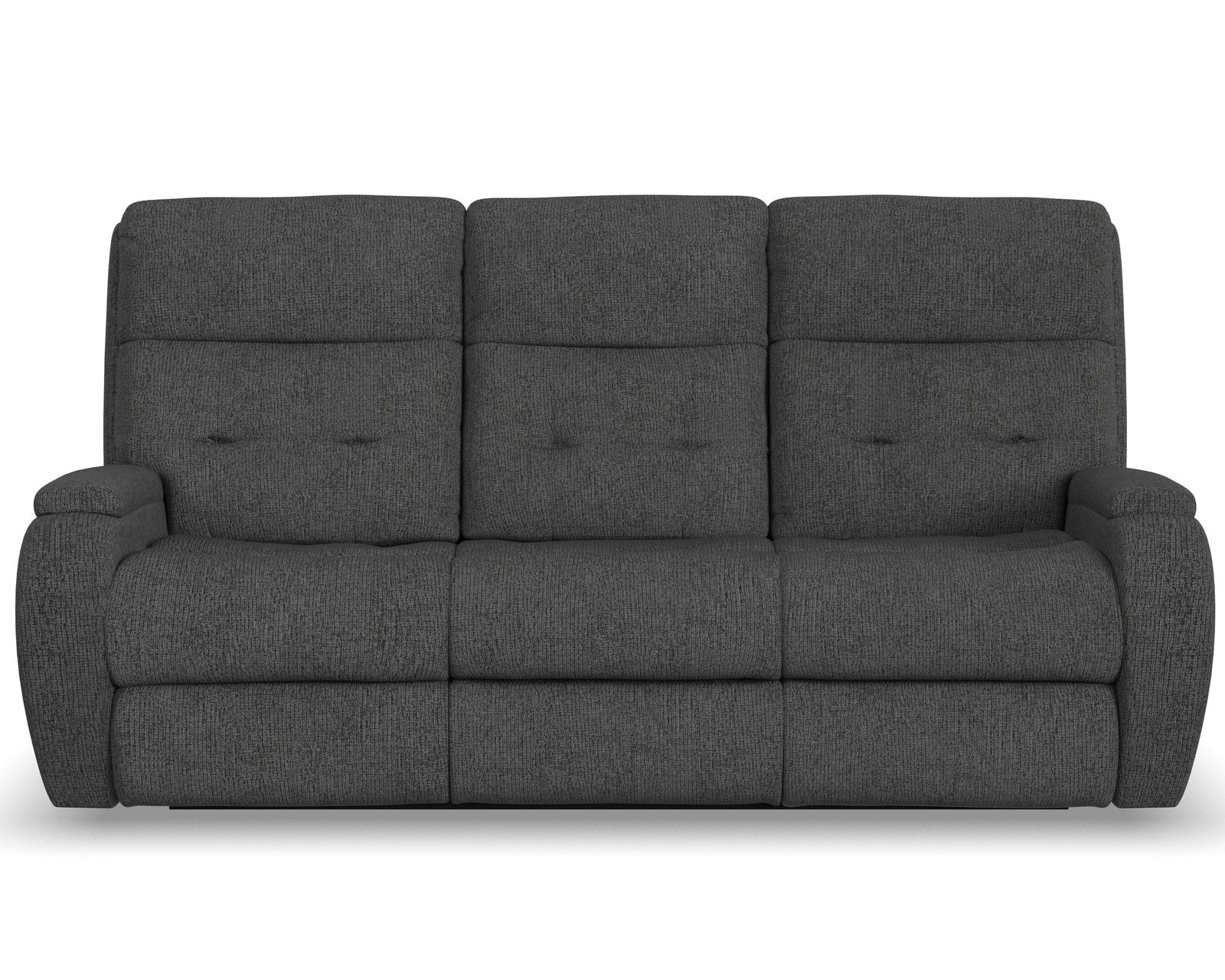 Strait Zero Gravity Power Reclining Sofa with Power Headrests (Colors Available) - Power control independently adjusts the headrest and recline support for a personalized sit