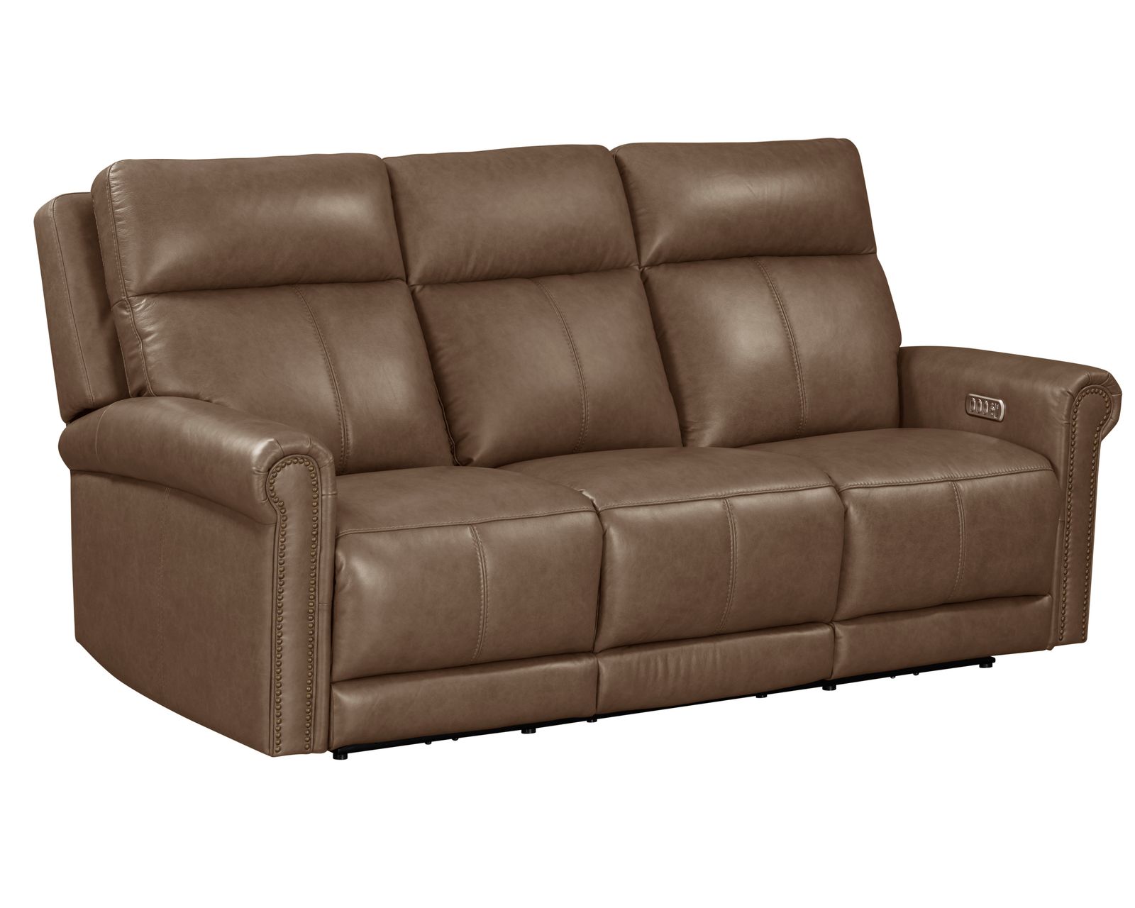 Alexander 1645 Triple Power Reclining Console Loveseat 706-03 (76") 2 colors - in stock - Dropdown center console with storage, USB-A and USB-C ports, wireless charging 
