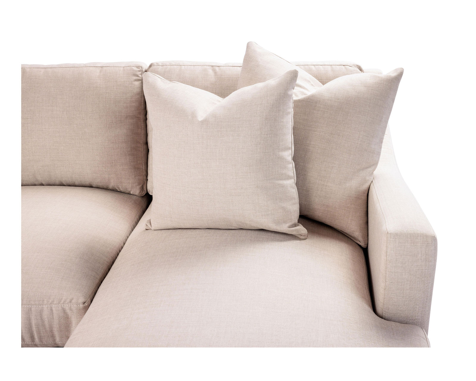Warner Stationary Sectional (100+ fabrics) Down Cushions - Includes Pillows