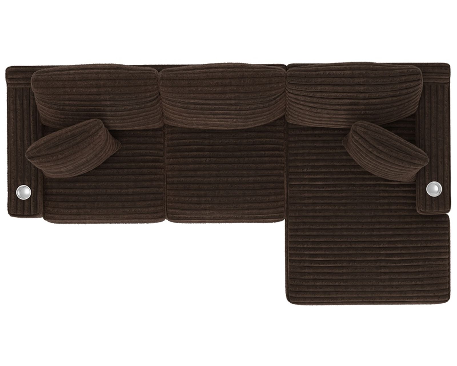 Comfrey 123" Sofa Chaise Sectional (3 colors) includes pillows - Designed for Families. Built for Life.