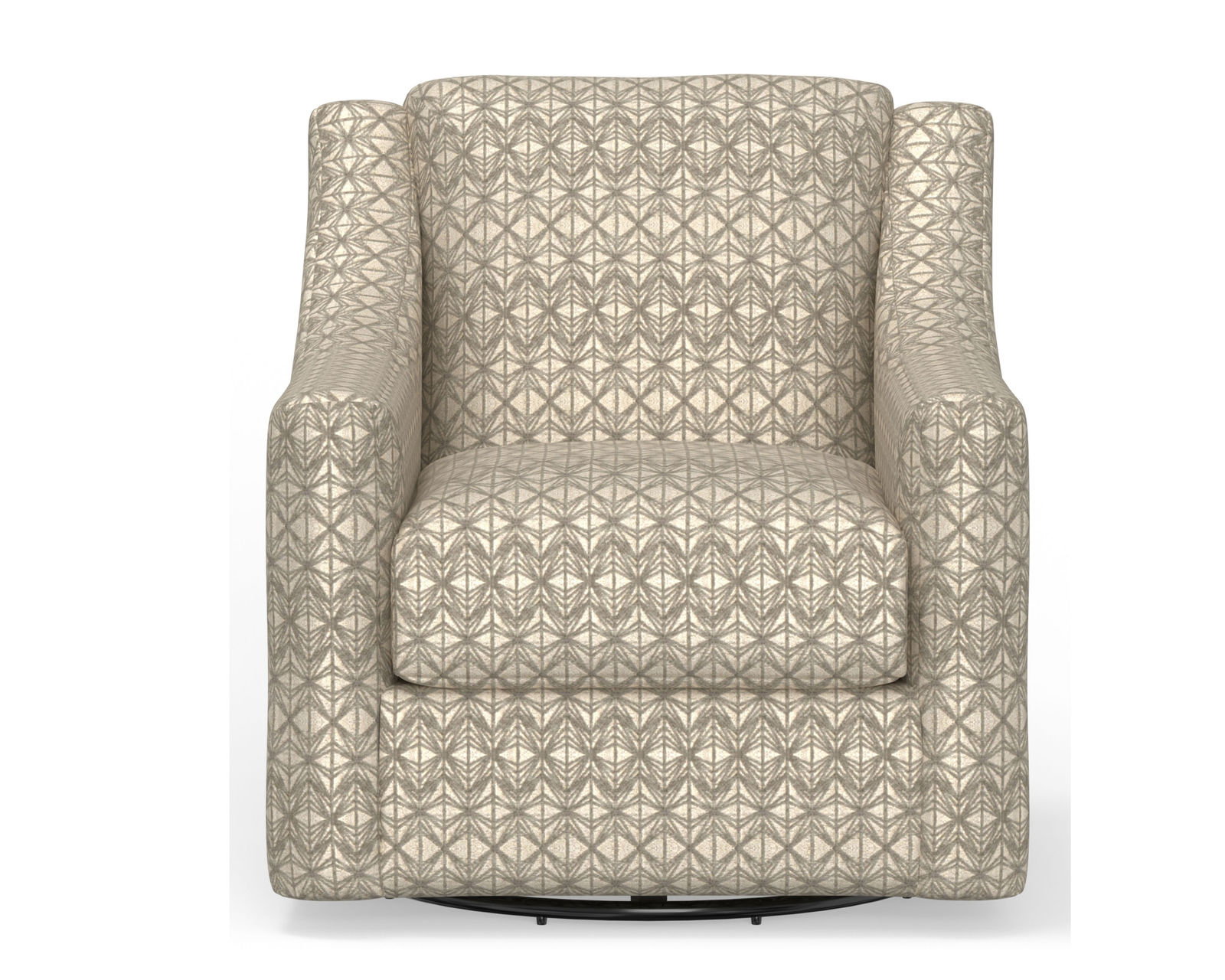 Hyde Park 94" Stationary Sofa (2 colors) includes pillows - Hyde Park Swivel Chair in Dove