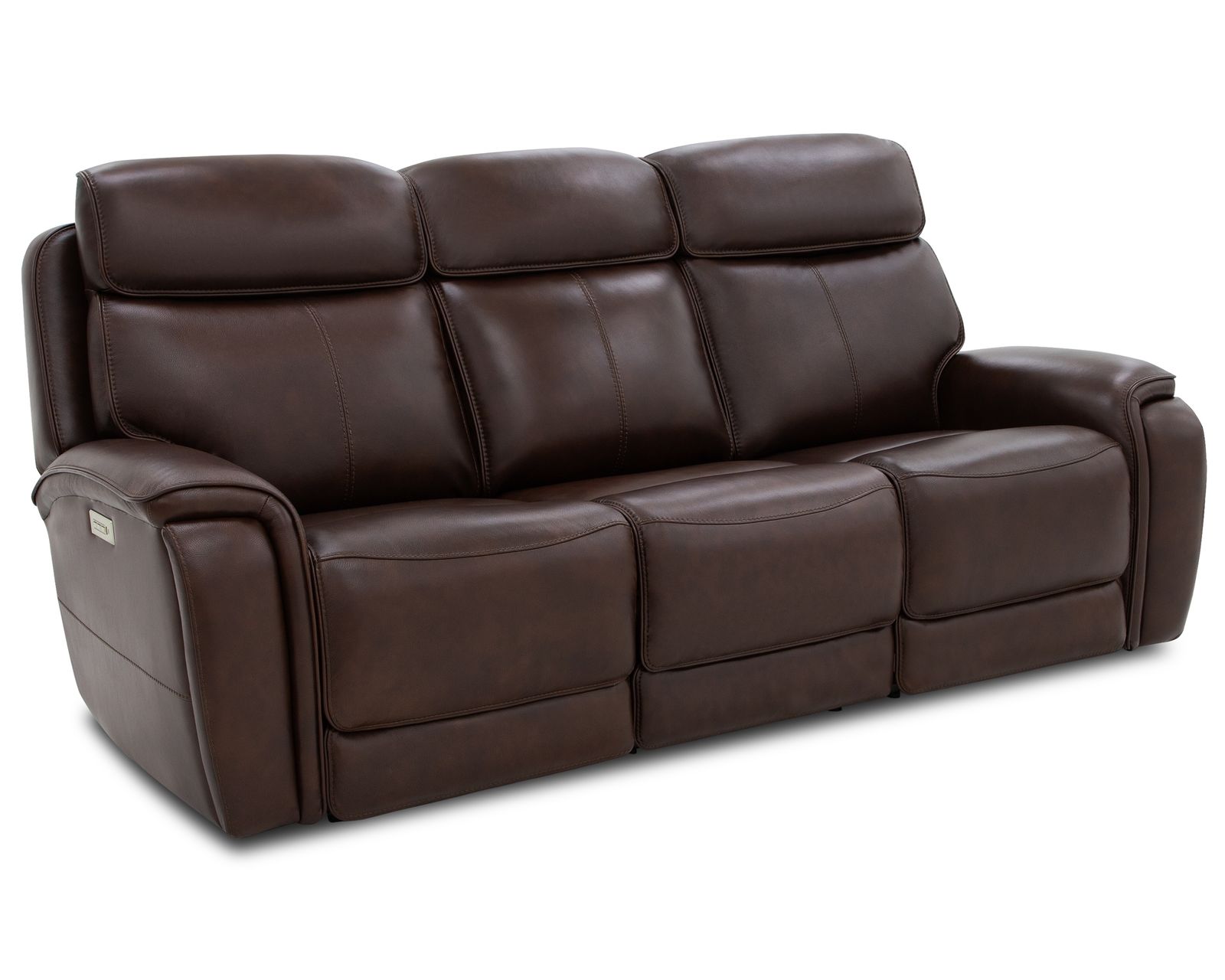 Walker 1580-70 Triple Power Leather 78" Reclining Console Loveseat (2 colors) - Flexsteel — Built for Life, Designed for Comfort.