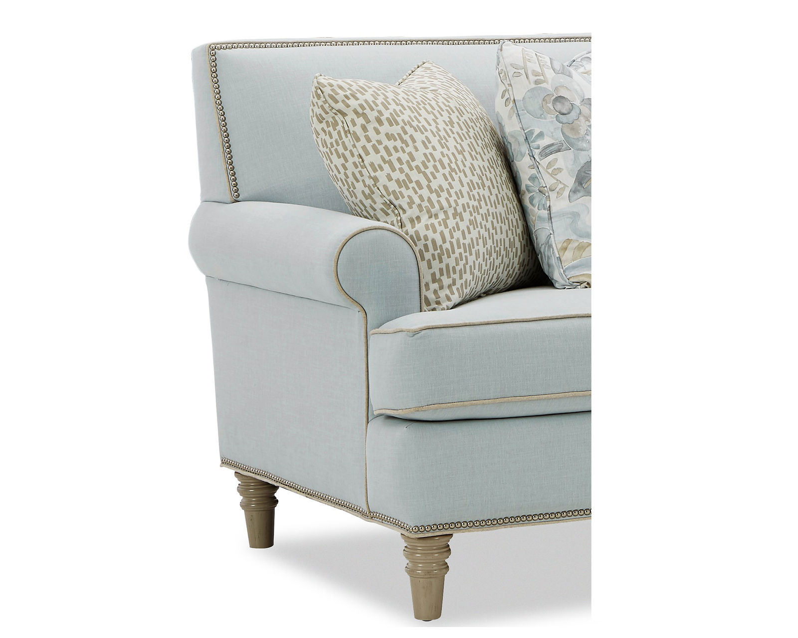 Belton 86" Sofa (Performance fabrics) P710250BD - Shown with nail head trim