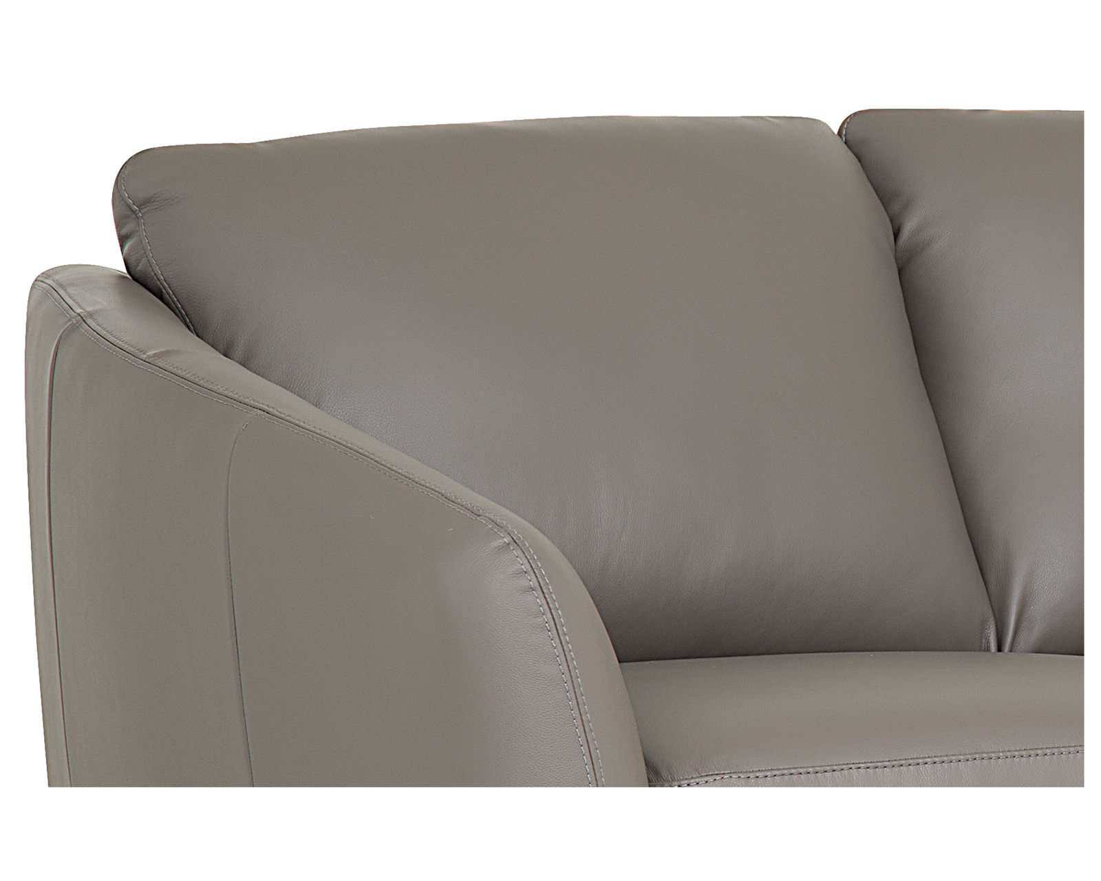 Alula 77247 Sectional (+100 Leathers) - Beautiful flared arms