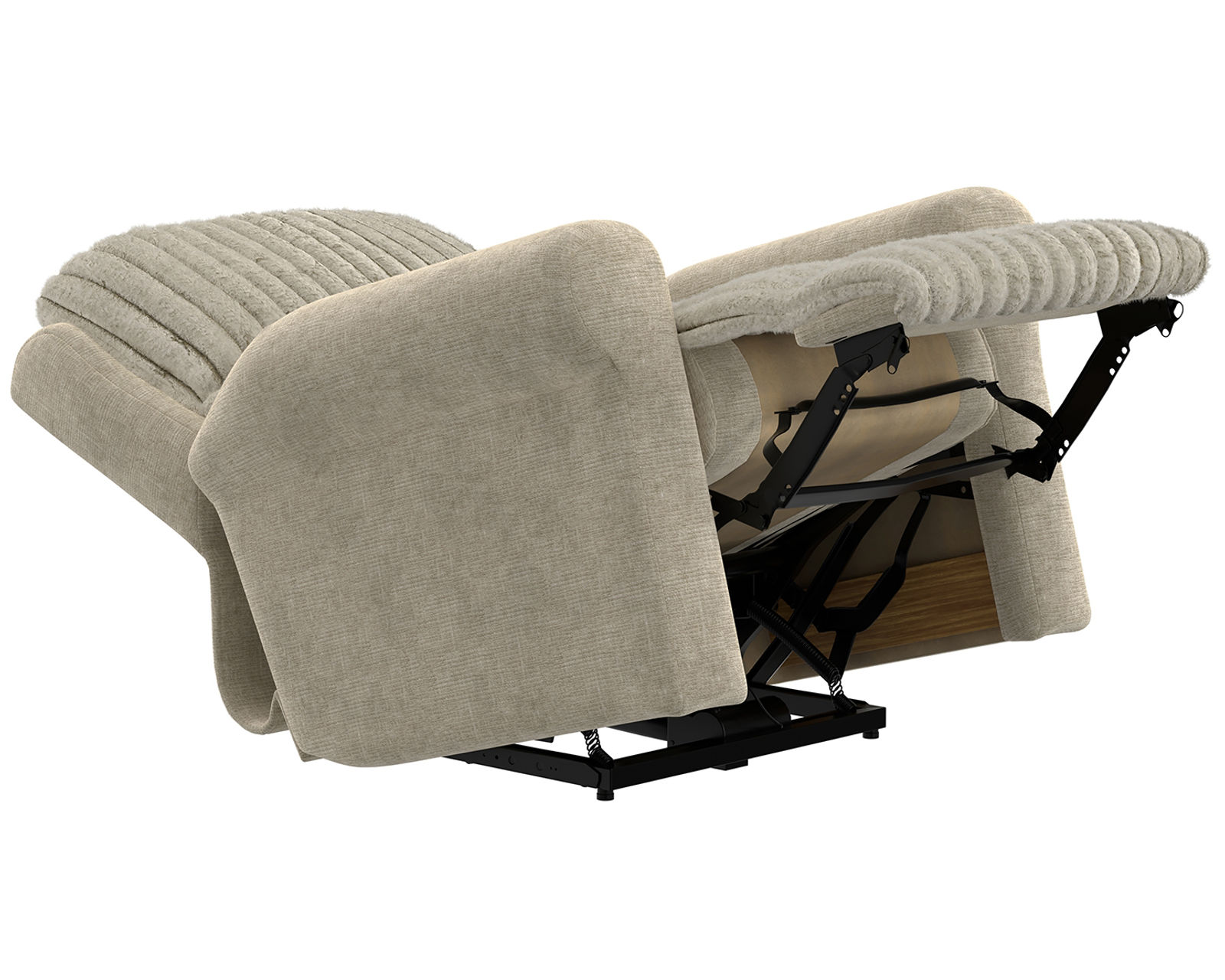 Foxy Rocker Recliner or Power Zero Gravity Recliner Fashion-Forward Comfort with Luxurious Faux Fur (two colors) - Comfort That Goes the Distance.