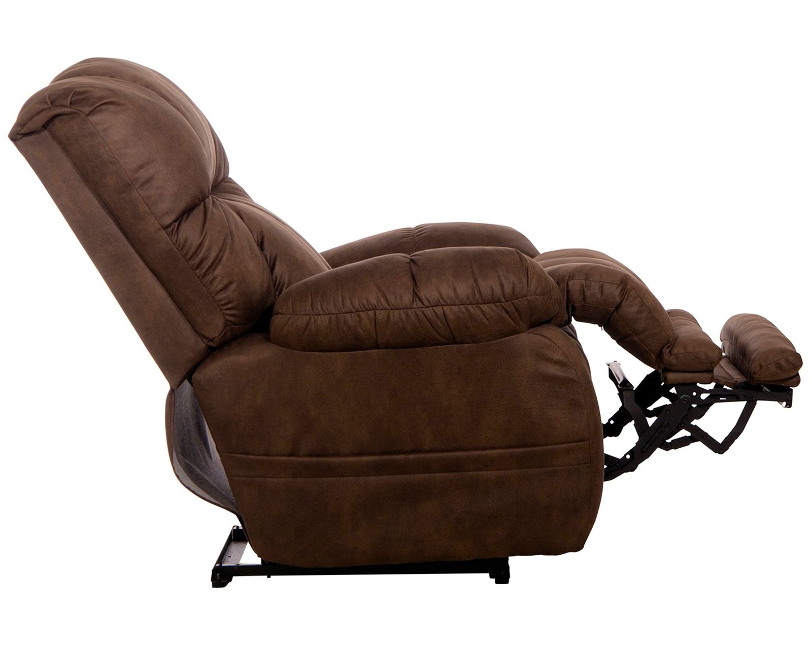 Dawkins Big Man's Lay Flat Power Recliner with Extended Ottoman Big and Tall Comfort (RATED 400 LBS.) 2 colors - Deep Comfort. Lasting Support.
