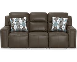 Arezzo 87" Zero Gravity Power Headrest Power Reclining Leather Sofa (Two colors)