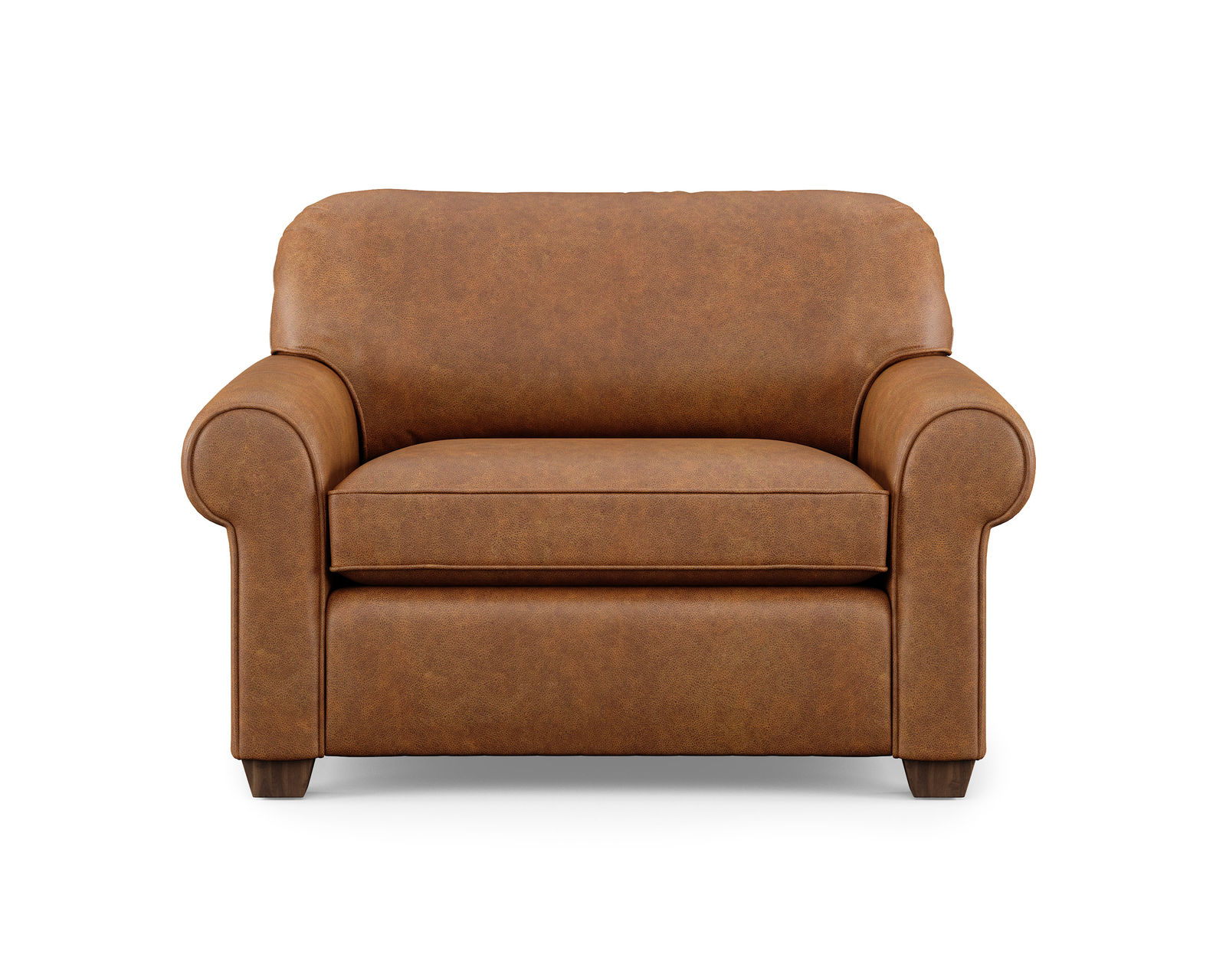 Thornton Leather 77" or 86" Stationary Sofa (Leather Choices) - Flexsteel first year warranty covers everything (product and labor)