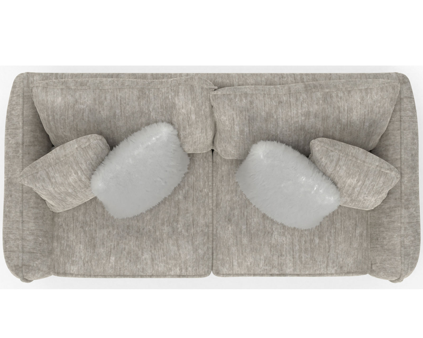 Bankside 91" Stationary Sofa (+2 colors) Includes Pillows - Bankside Sofa in Parchment
