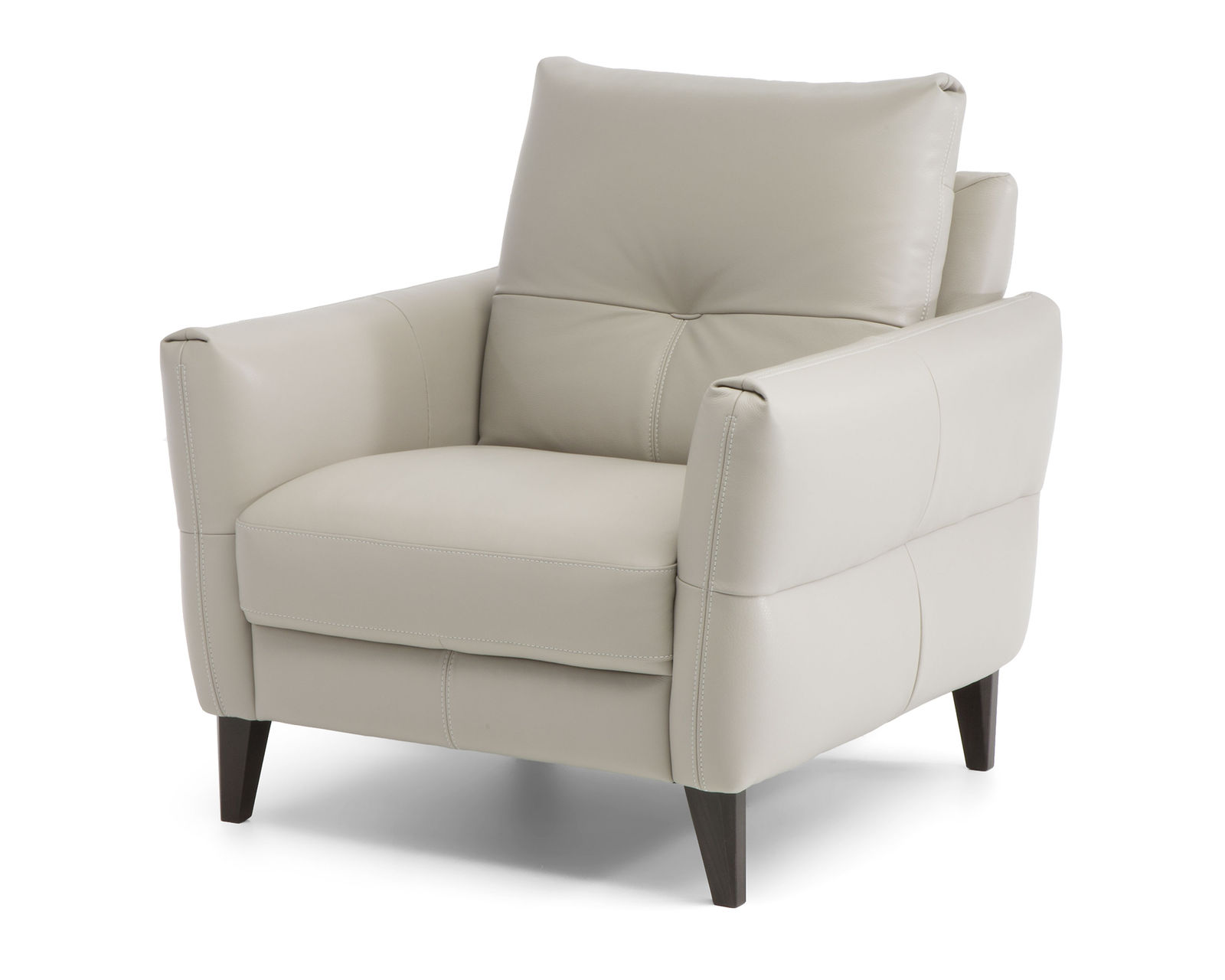 Leale C094 Leather Stationary Chair - The seat and back cushions are padded perfectly to ensure enough support to keep you relaxed all-day long.