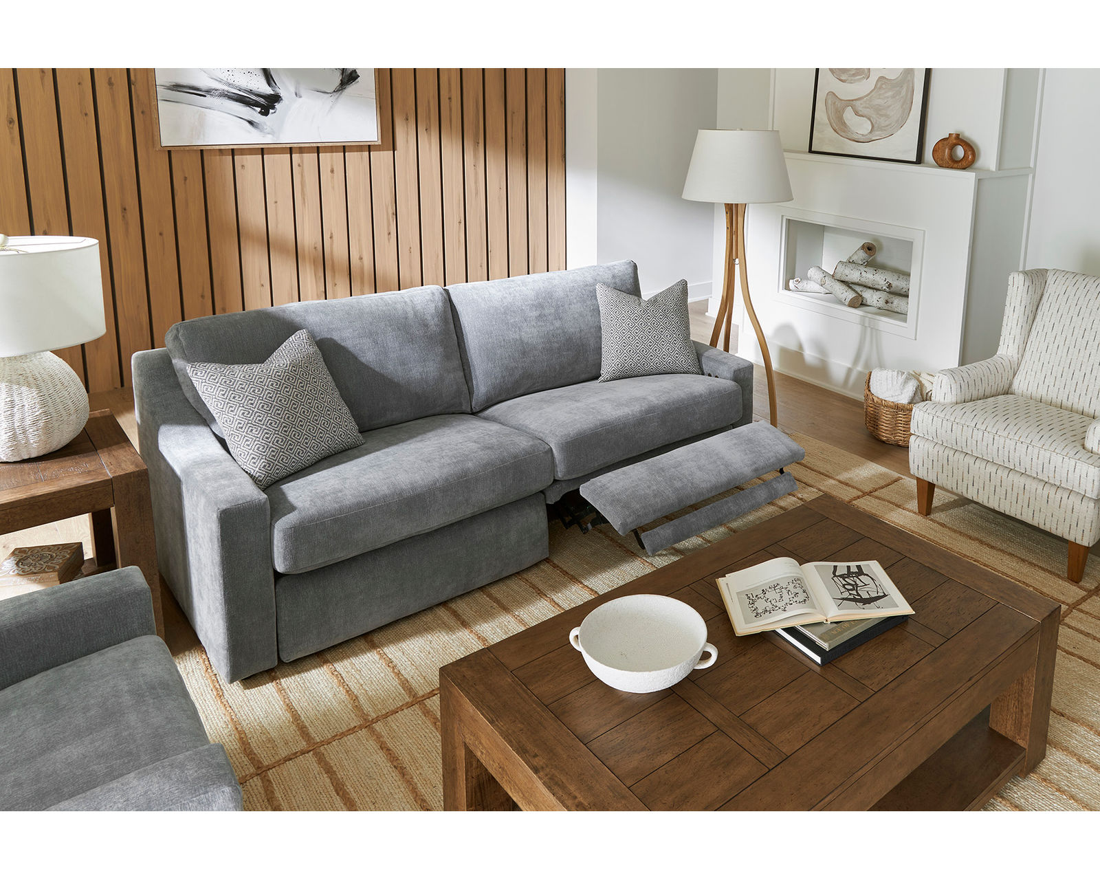 Cavrilly 85" Incliner Sofa (+50 fabrics) - Cavrilly 85" Incliner Sofa