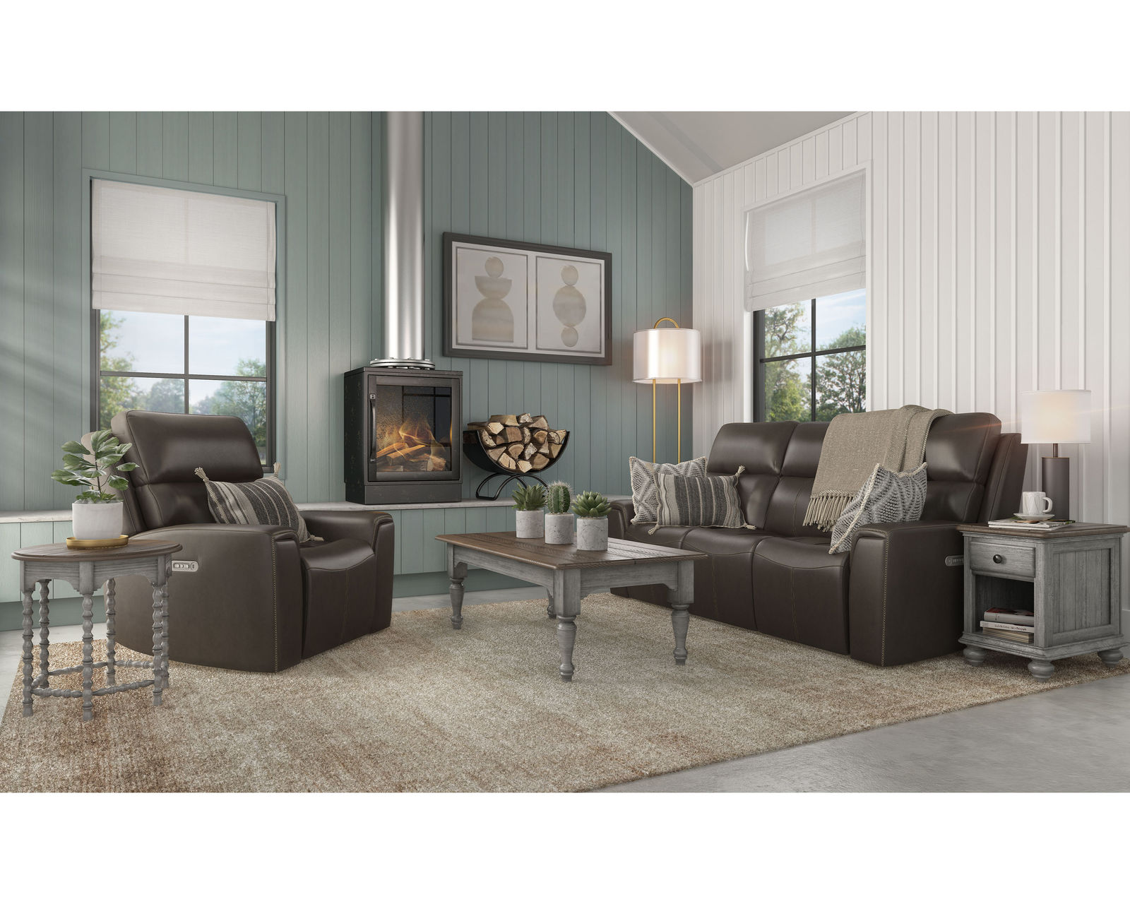Jarvis Power Reclining Sofa with Power Headrests (009-70) ZERO GRAVITY - In stock