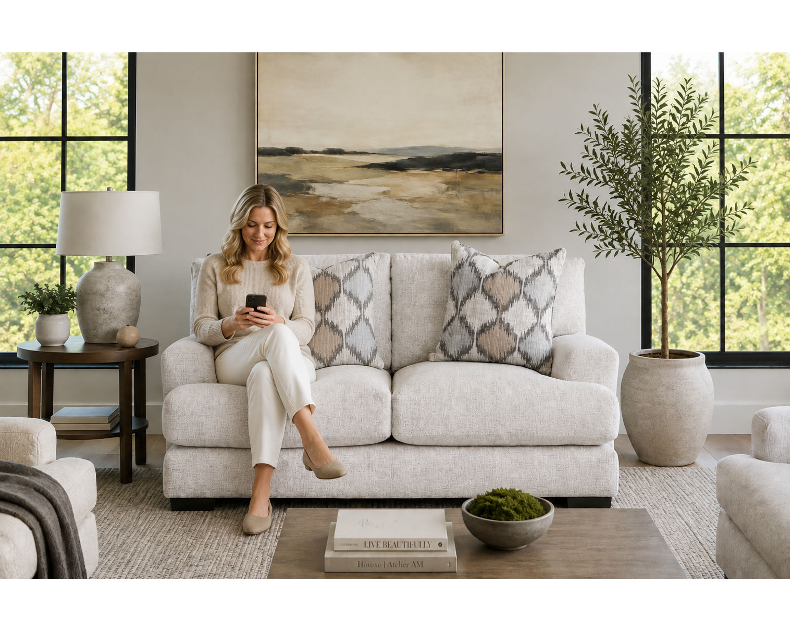 Katina 100" Extra-Wide Sofa Affordable Luxury. Generously Sized for the Way You Live - Affordable Luxury, Designed for Real Life.