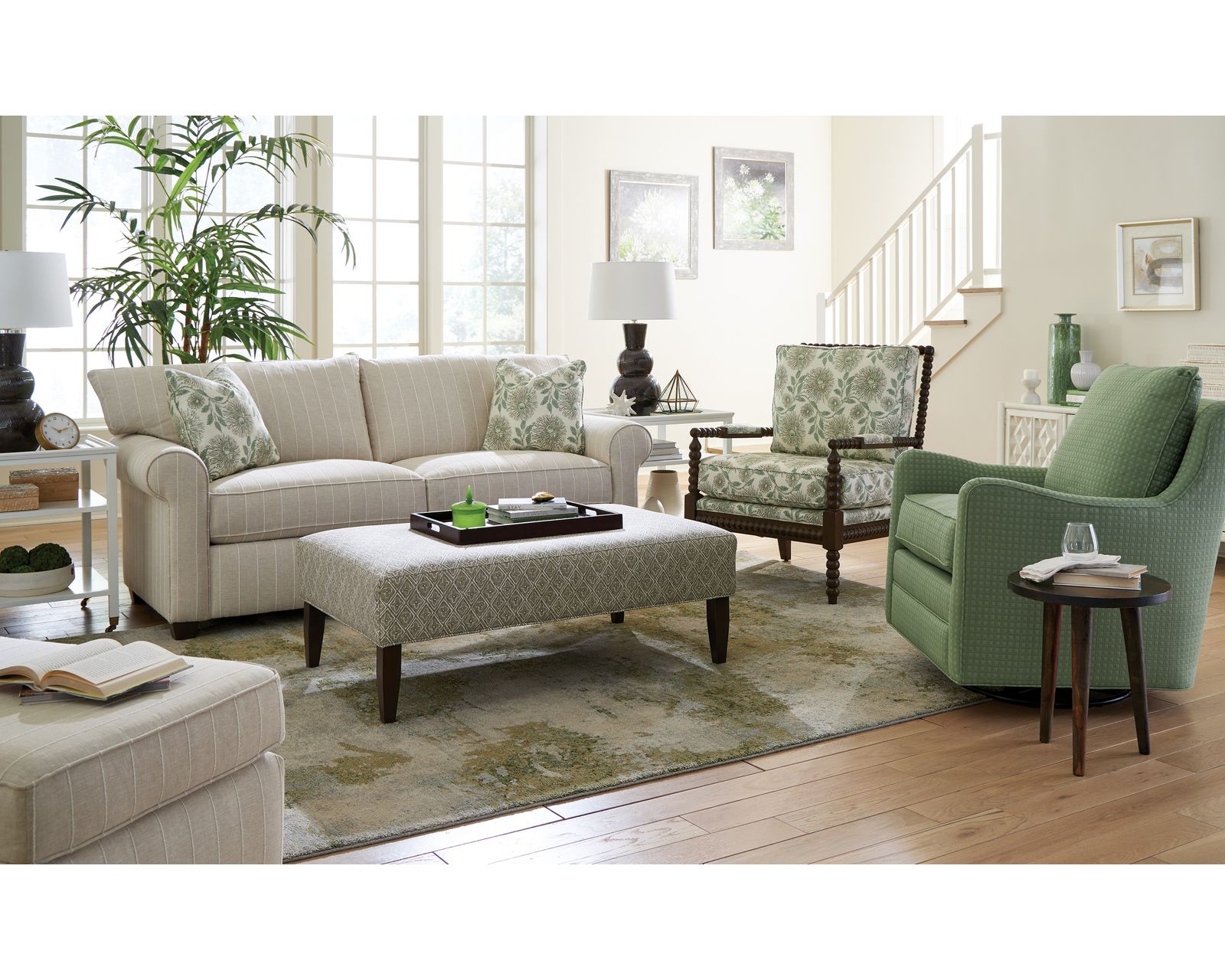 Atlanta 84" Sofa 7364 (+100 performance fabrics) - Customize in over 100 Kid and Pet-Friendly High-Performance Fabrics 