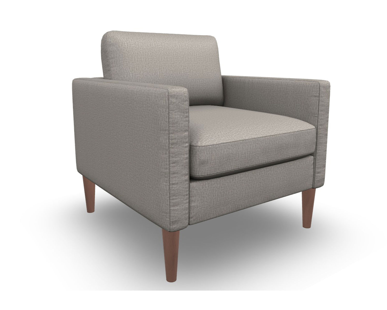 Trafton S10 Sofa (+139 fabrics) - Trafton Chair in Stone Performance Fabric