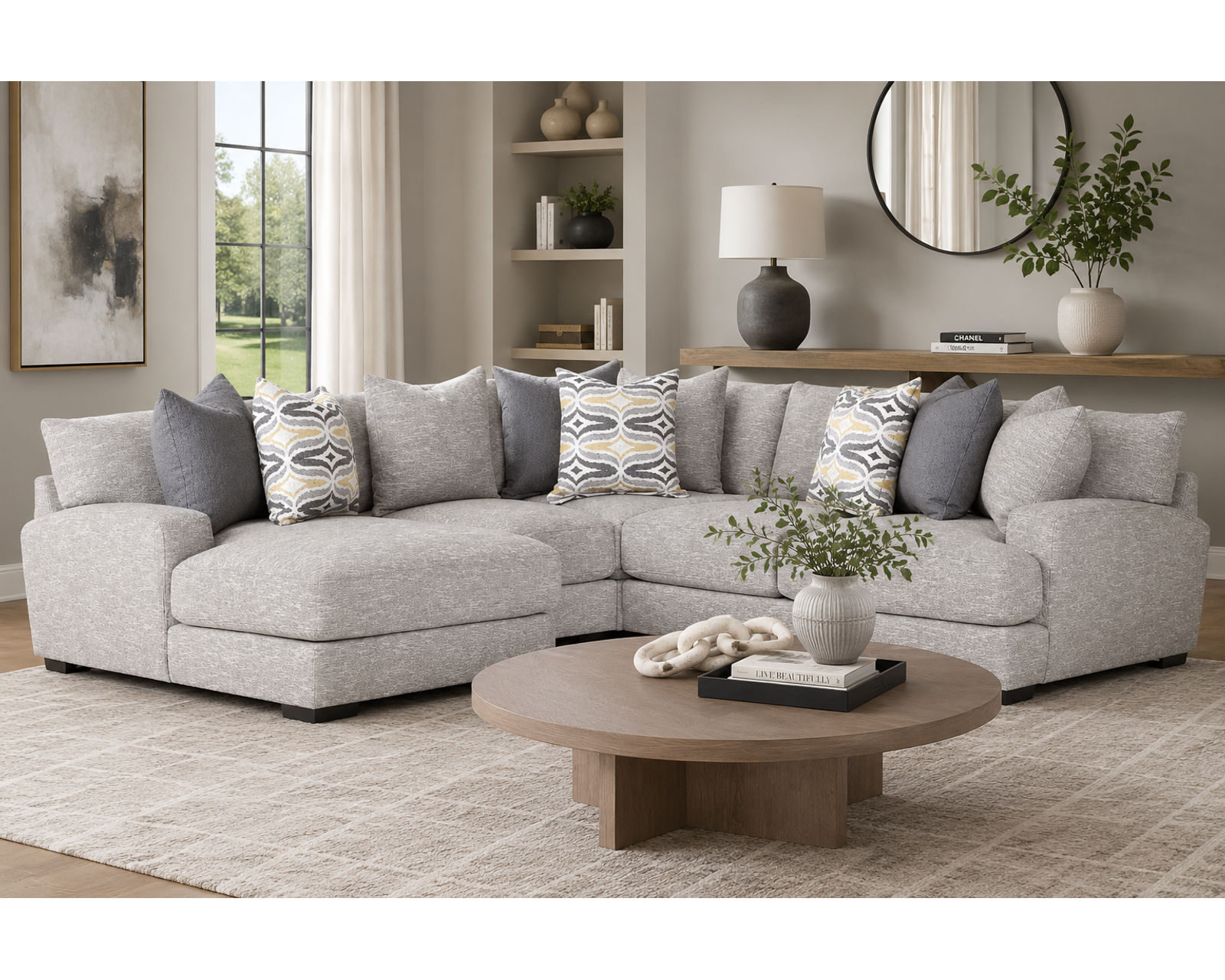 Barton Modular Sectional (Affordable Luxury Designed Around the Way You Live) - Luxury Looks. Beautiful Rooms. Surprisingly Affordable.