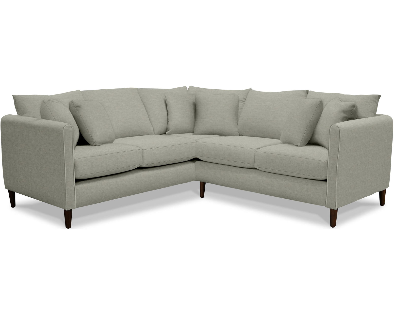 Kylie Stationary Sectional  (+101 Standard and Performance Fabrics) - Layout A: Two Piece Sectional 93" x 94"