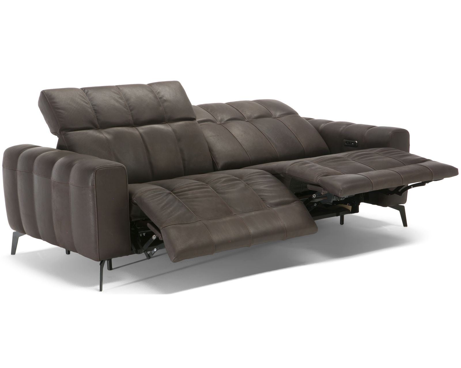 Portento C142 Power Reclining Sofa (91") +50 leathers - Portento 91" Power Reclining Sofa (two cushions)