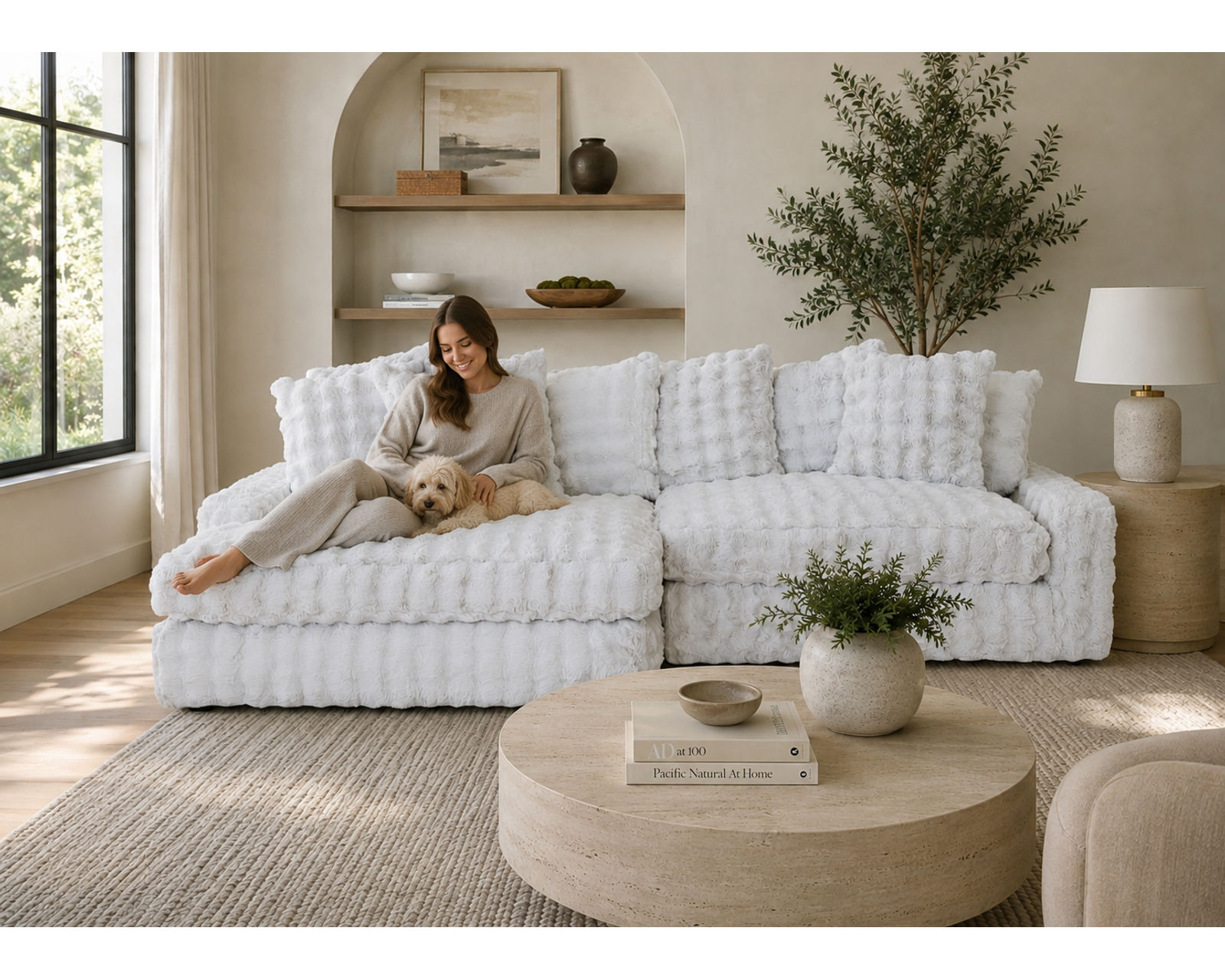 Angel 878 Modular Sectional (A Little Piece of Heaven — Oversized Comfort Made for Serious Lounging) 2 colors - Your Shortcut to a Beautifully Designed Home.
