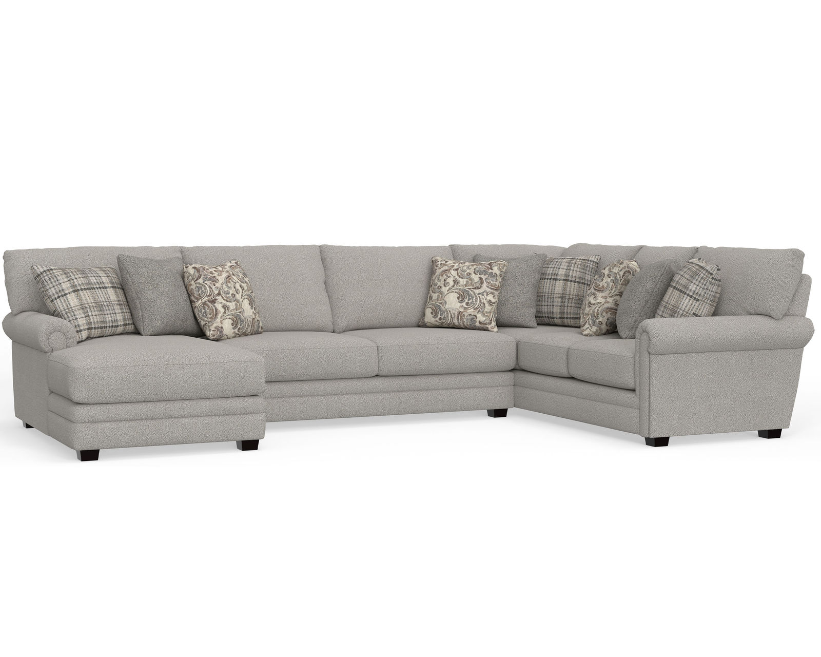 Livingston 3345 Modular Sectional (includes pillows) - Layout H: Three Piece Sectional 66" x 154" x 97"
