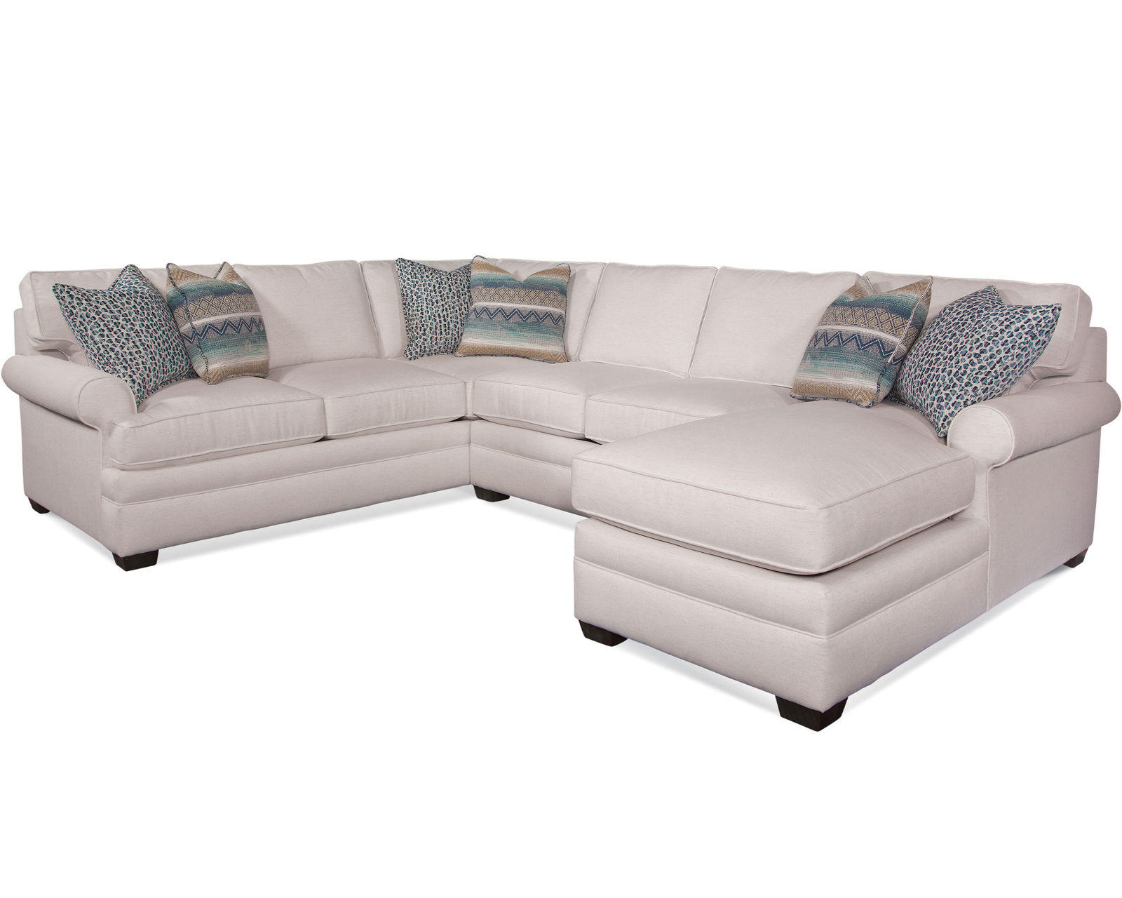 Kensington 7212 Sectional (Custom fabric and finish) - Sectional Layout K - Kensington 7212 Sectional (Custom fabric and finish)