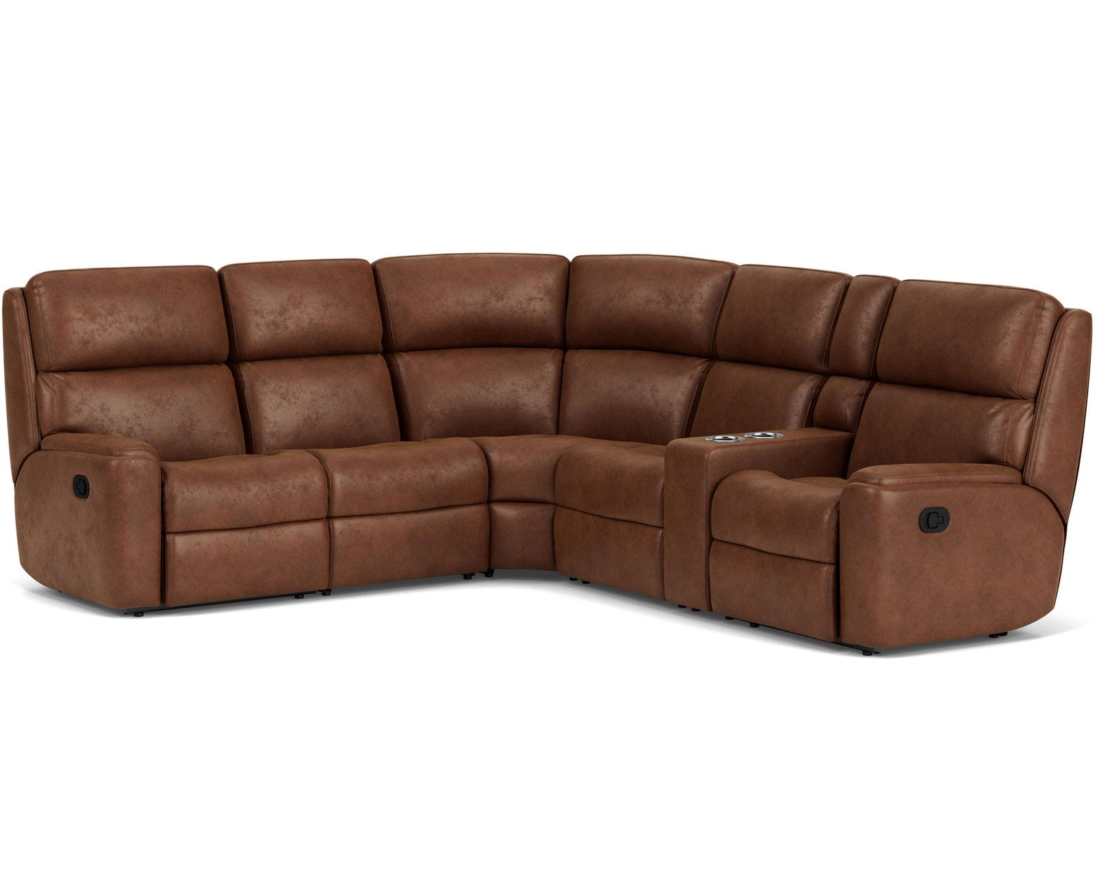 Rio Reclining Sectional (Colors Available) - Sectional Layout C