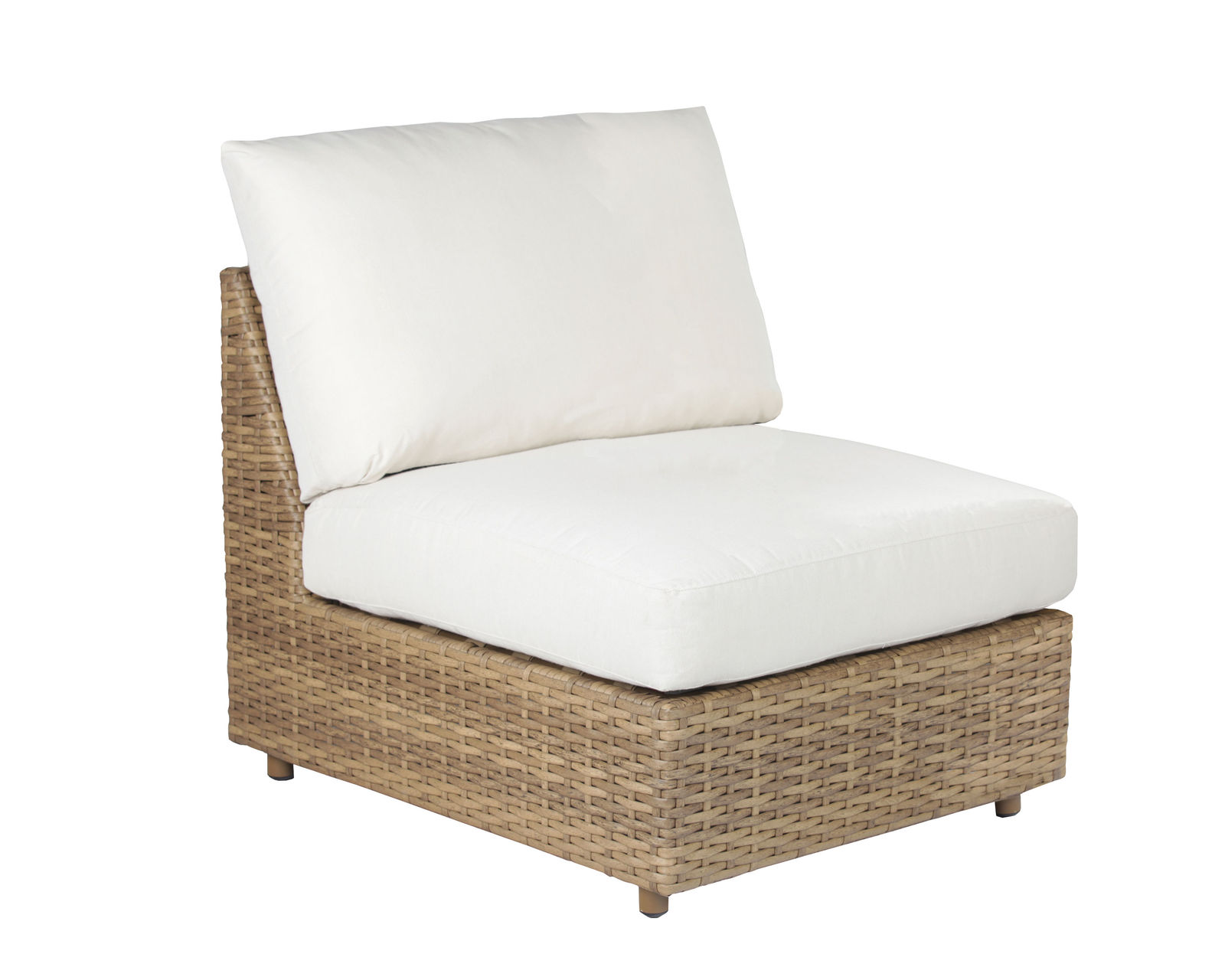 Campbell Outdoor Sectional (Made to order fabrics) - Campbell Armless Chair