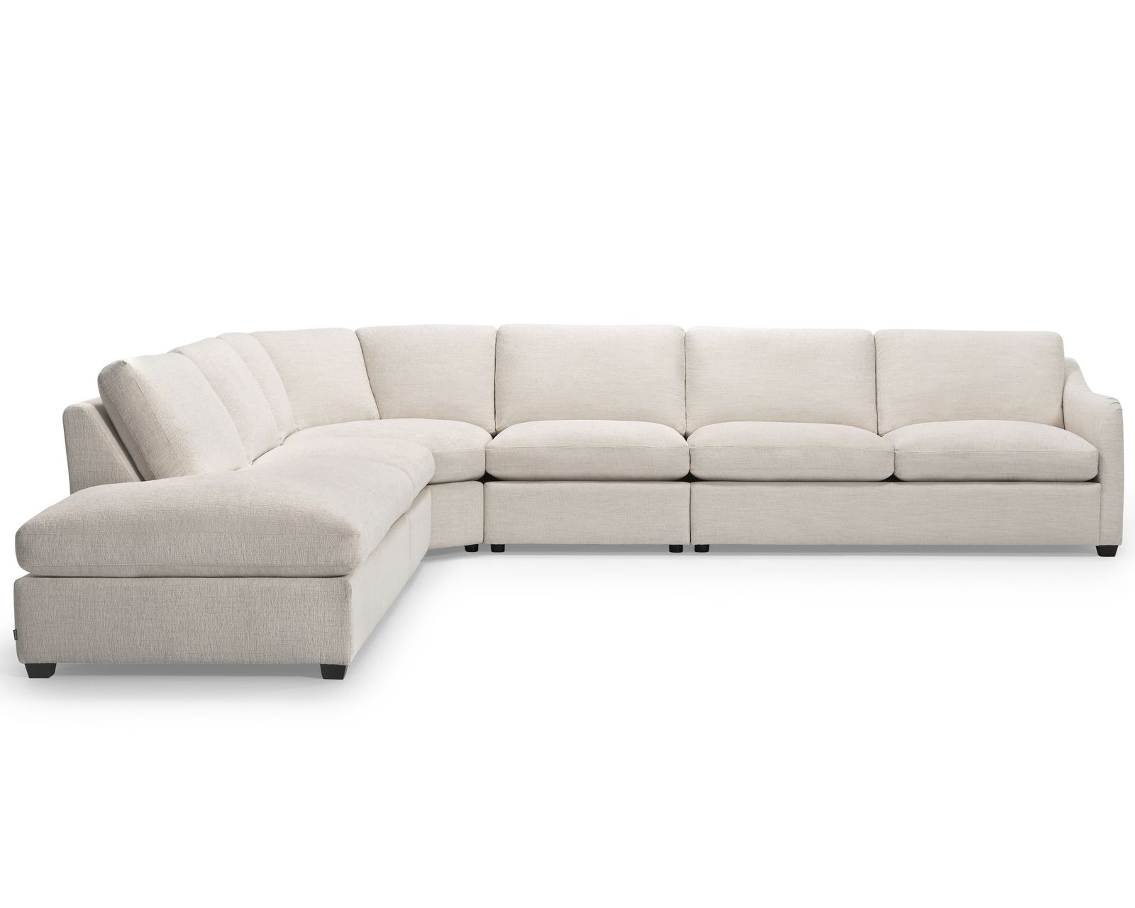 Madison 77658 Modern English Sectional (+60 fabrics) - Layout O: Four Piece Sectional 108" x 151"