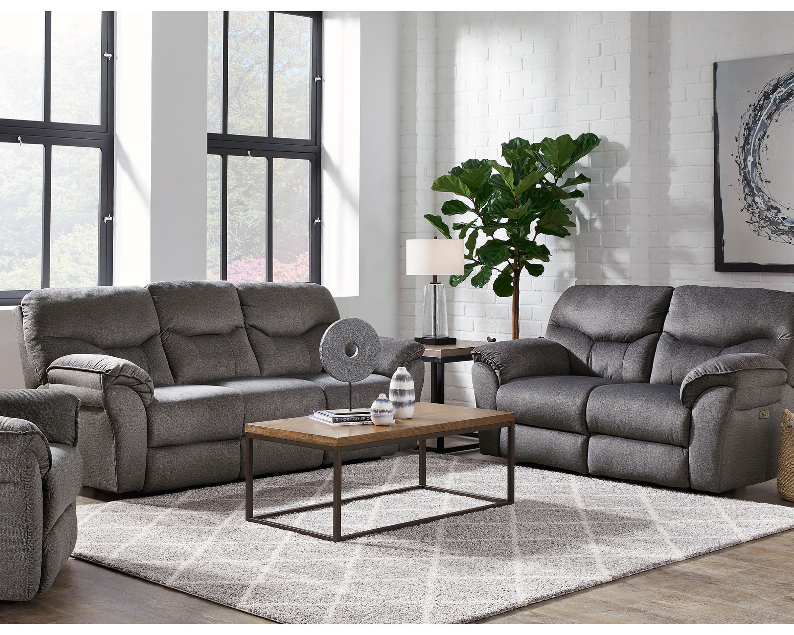 Power Play 96" Double Reclining Sofa (+150 fabrics and leathers)
