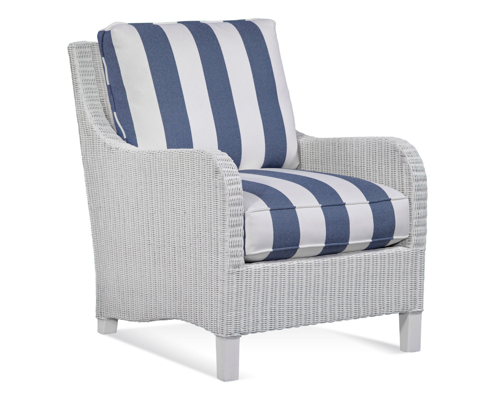Gibraltar 75" Rattan Sofa Blue (+28 finishes - 69 fabrics) - Gibraltar Rattan Chair