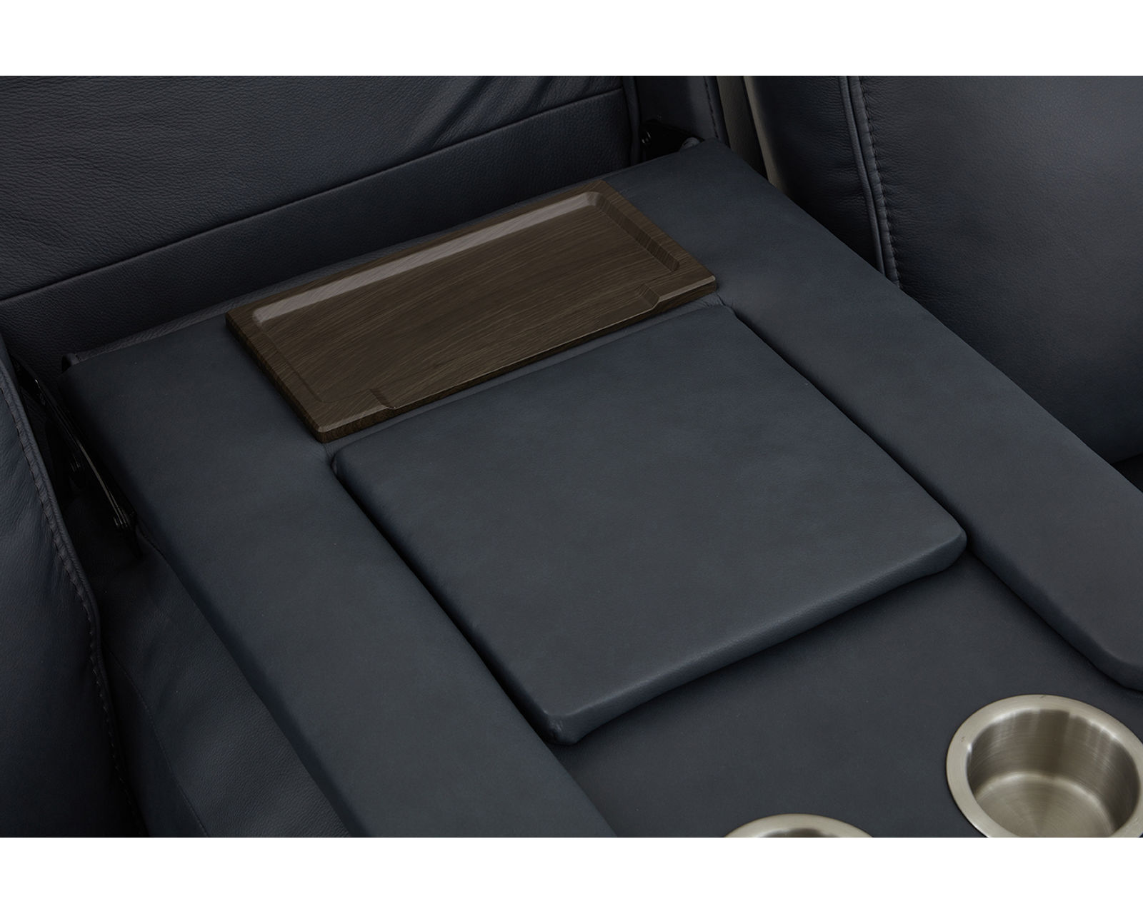 Warren 1848 Zero Gravity Triple Power Reclining Sofa with Center Dropdown Console (87") two colors - Includes wireless charging, storage, and metal cupholders