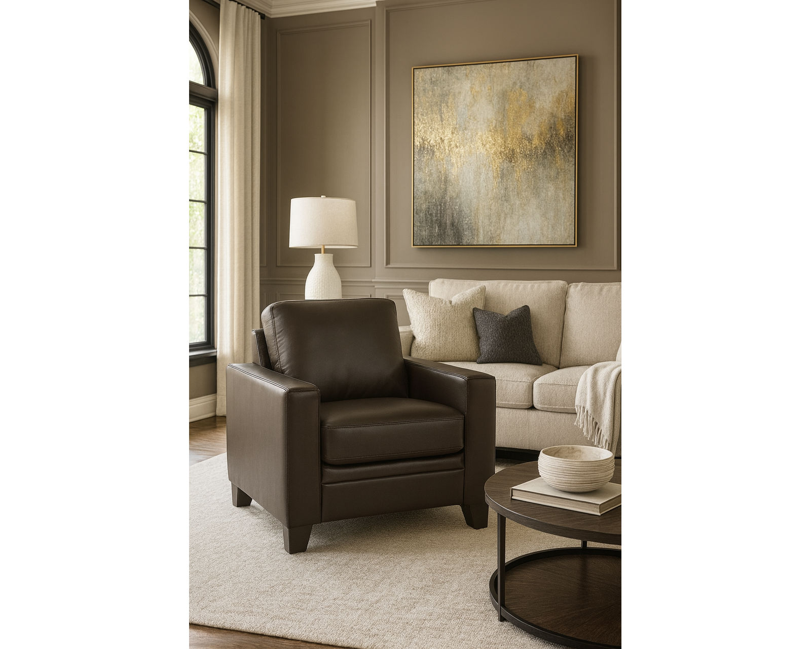 Creighton 77294 Leather Chair (+100 leathers) - Creighton Chair
