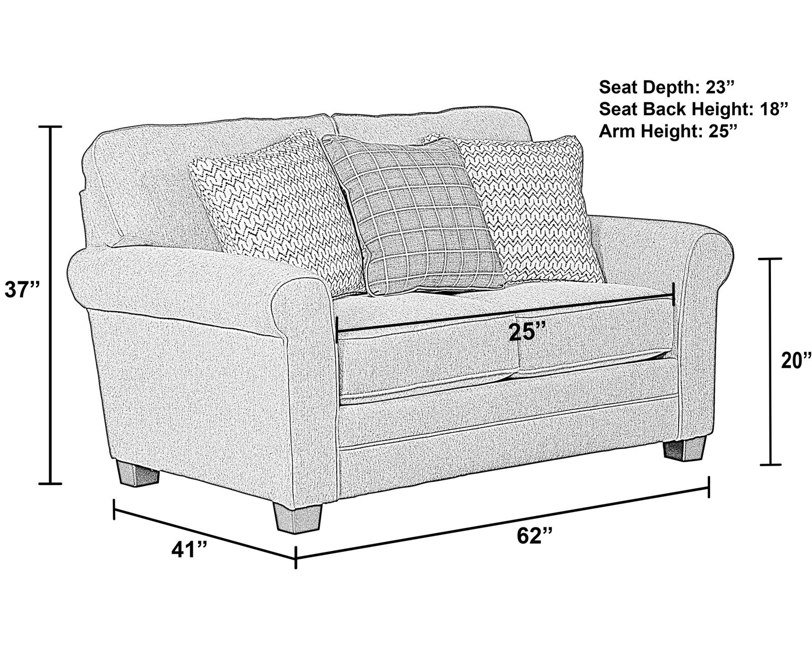 Lewiston 85" Stationary Sofa (includes pillows) - Comfort That Brings Everyone Together.