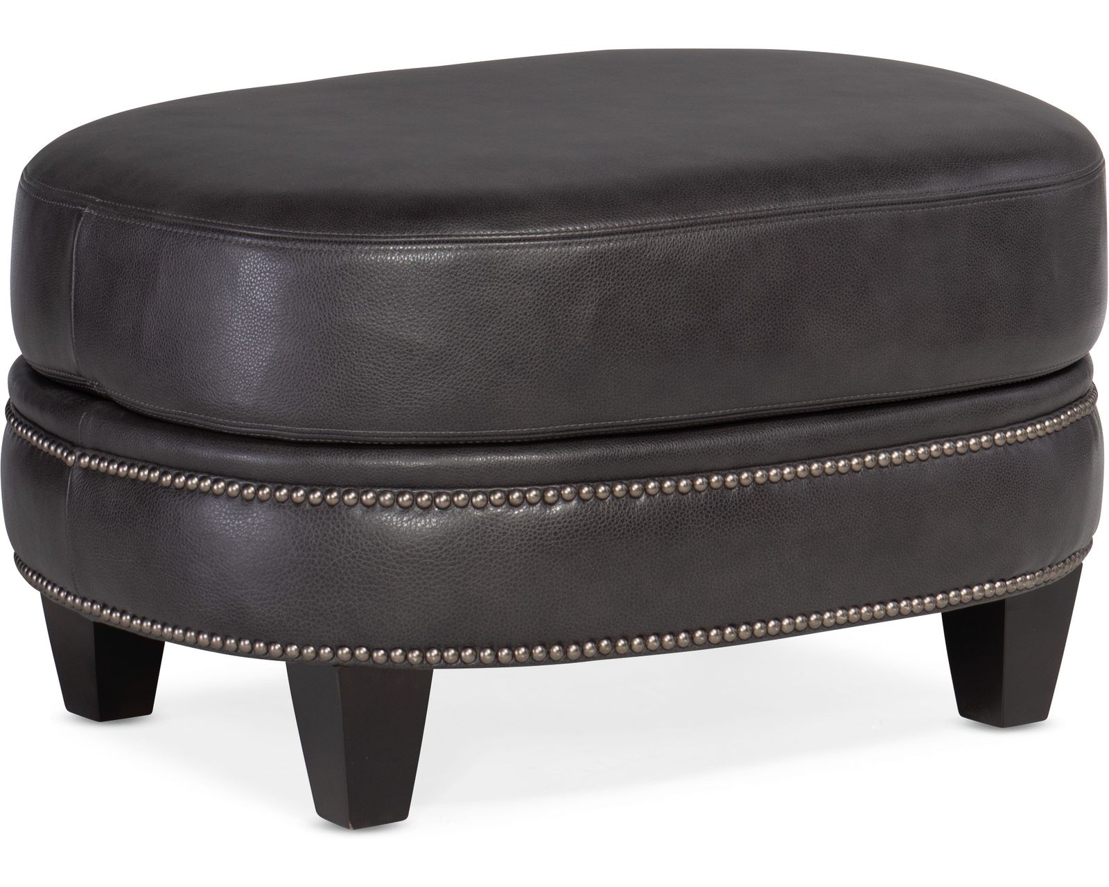 Bradington Young Richardson 866 Sofa (12 leathers) 8-Way Hand Tie - Richardson 25" x 31" Ottoman