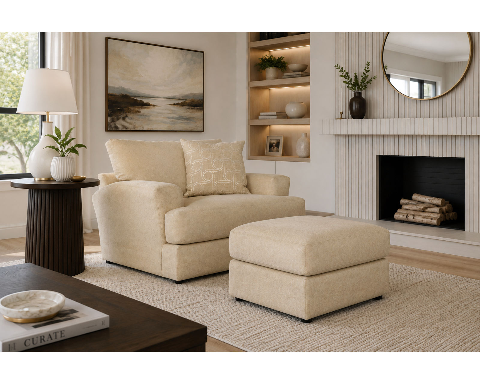 Lamar 90" Sofa (2 colors) includes pillows - Designed for Families. Built for Life.