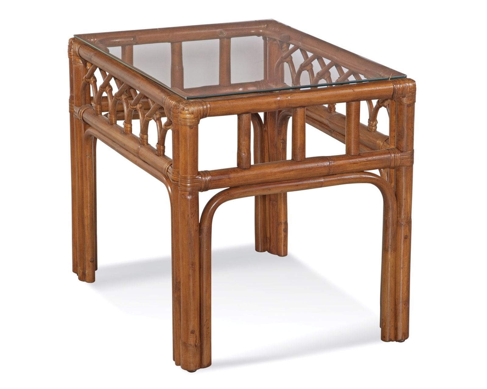 Edgewater 79" Rattan Sofa Multi (+29 finishes +69 fabrics) - Edgewater Rattan End Table