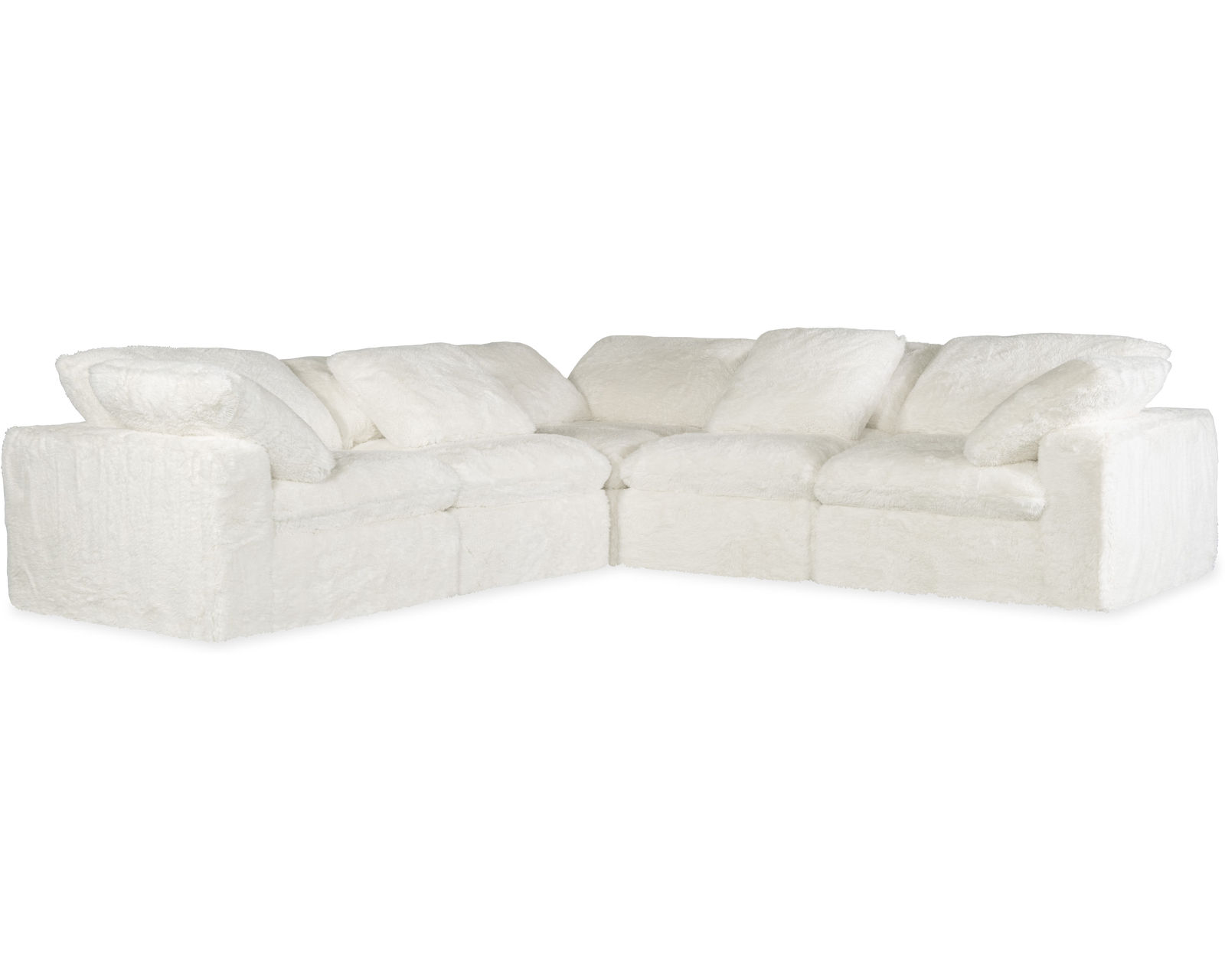 Barefoot Ultra Plush Five Piece Sectional (In stock) 125" x 125" - Barefoot 5-Seat Sectional