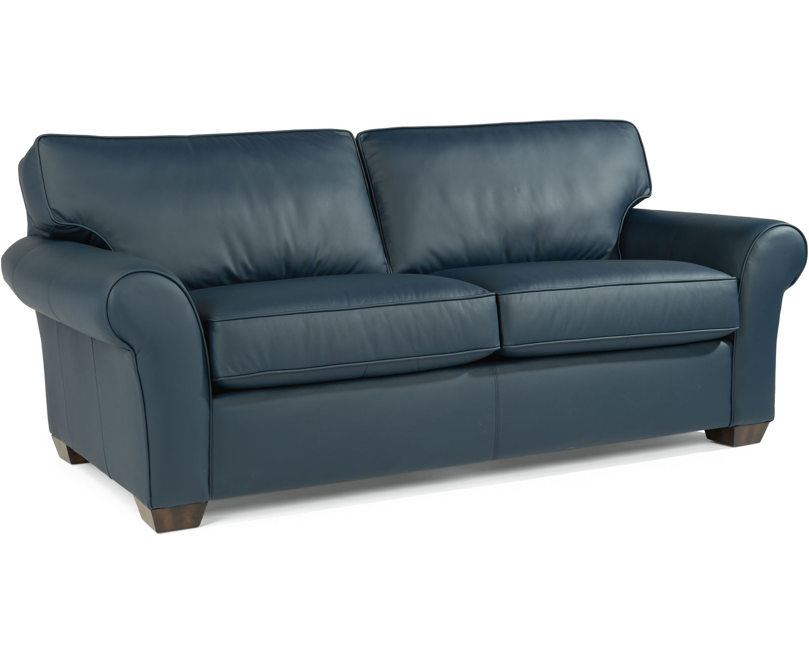 Vail Leather Stationary Sofa (Leather colors)