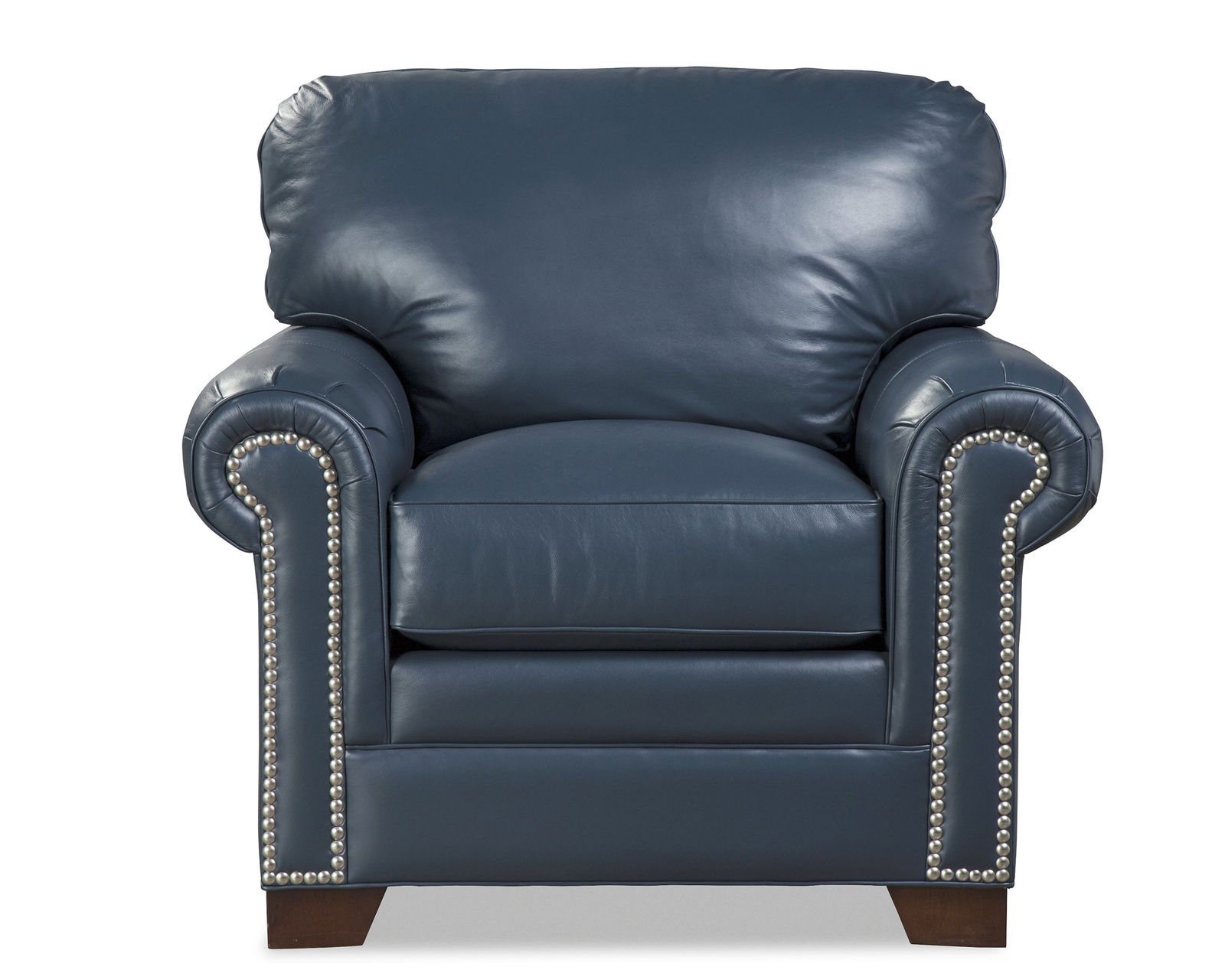 Baltimore 86" Top-Grain Leather Sofa (Leather choices) L756550BD - Heavily padded arms and back