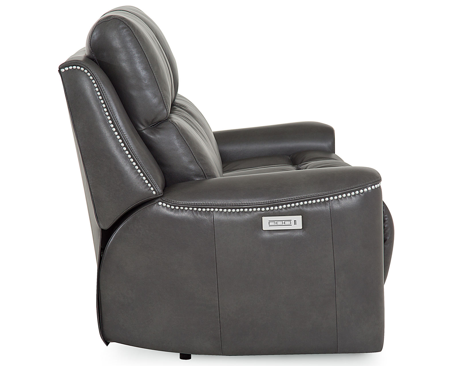 Hastings 41068 Power Headrest Power Reclining 87" Sofa (Made to order) - Taller occupants will enjoy the 41" back height and extended footrests