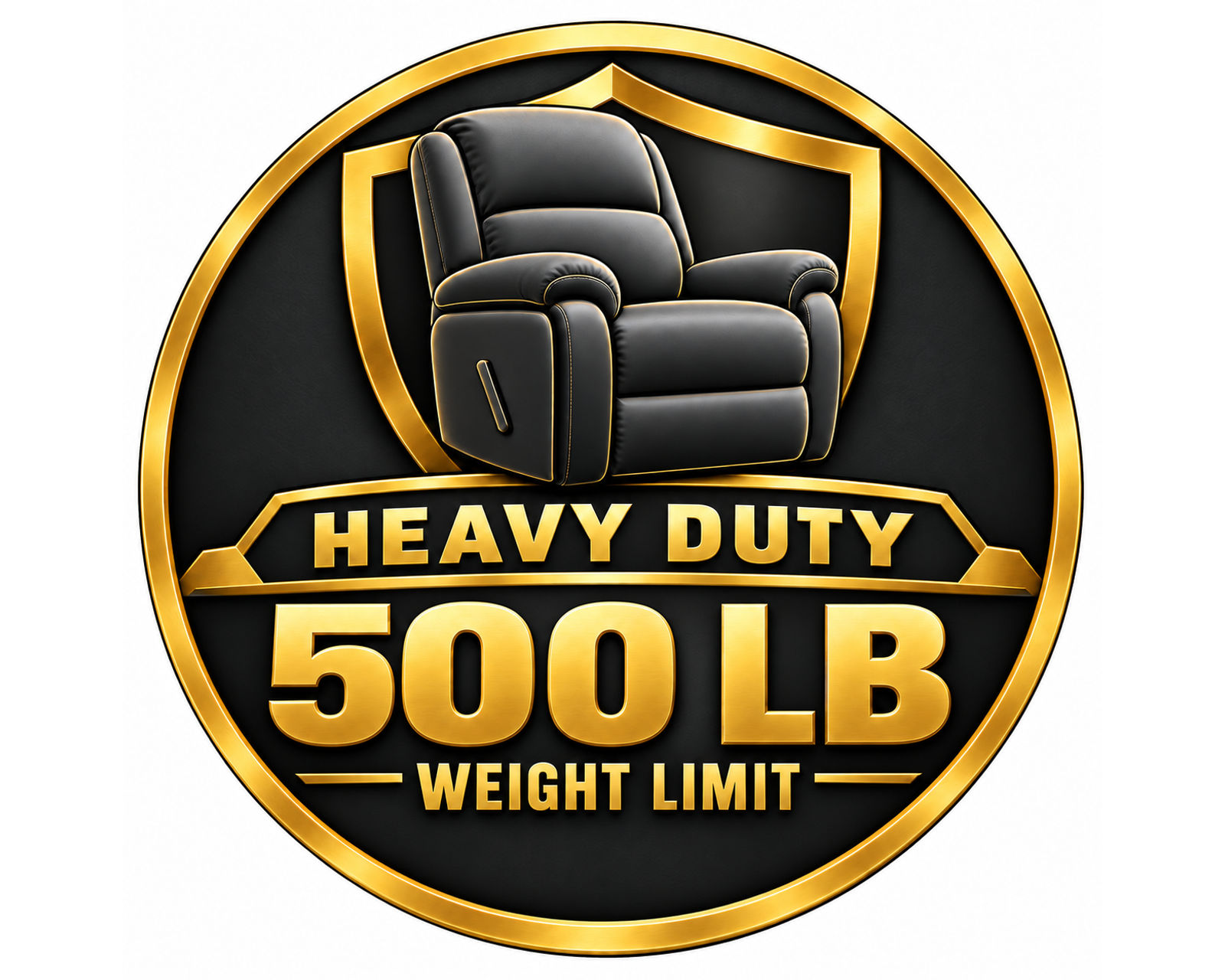 Everest 9517 500 lb. Oversized Big Man's Rocker Recliner (Built Bigger. Built Stronger. Built for Serious Comfort) 2 colors - Heavy Duty Weight Limit at 500 Pounds
