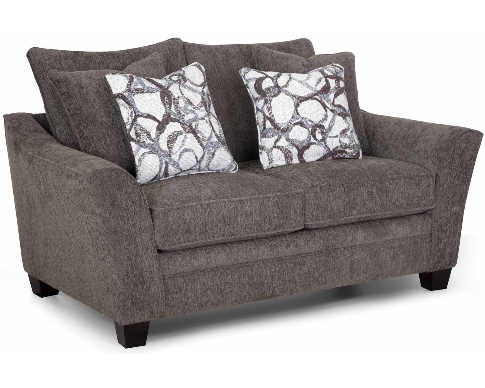 Tiffani 99" Sofa (Sophisticated Simplicity. Spacious Comfort. Effortlessly Livable) - Shown in Durable Polyester Fabric Color Java